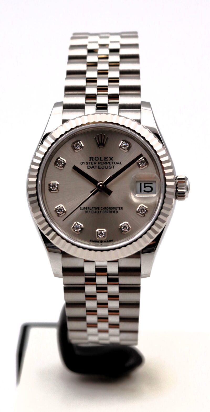 Rolex Datejust 31 278274 Silver Diamonds Dial Full Set 12/2024