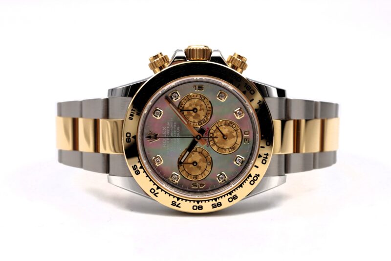 Rolex Daytona 116503 Gold Crystals Diamanti Madreperla Full Set 2021 - immagine 2