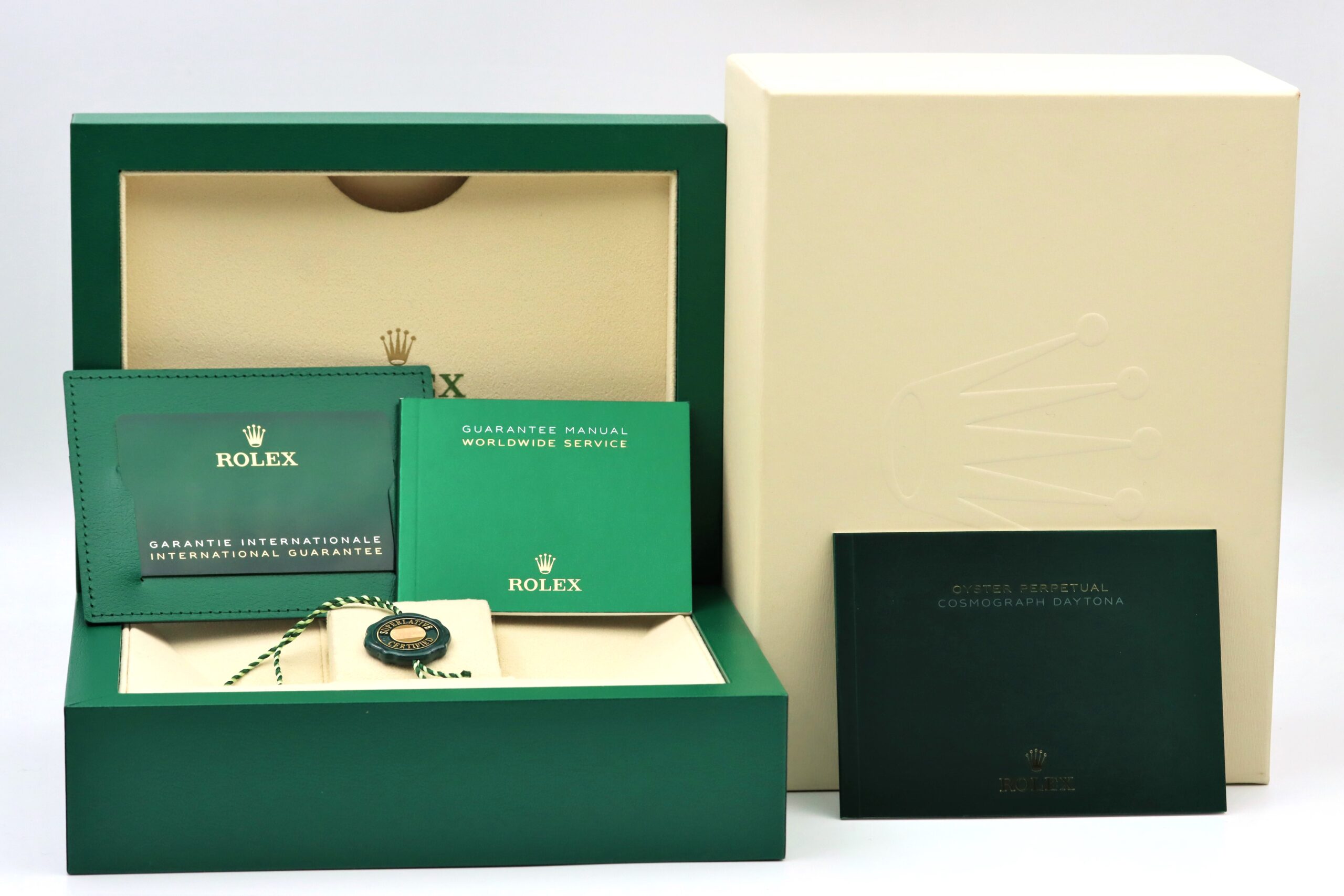 Rolex Daytona 116519LN Oro Bianco Nero Diamanti Full Set 05/2021 - immagine 6