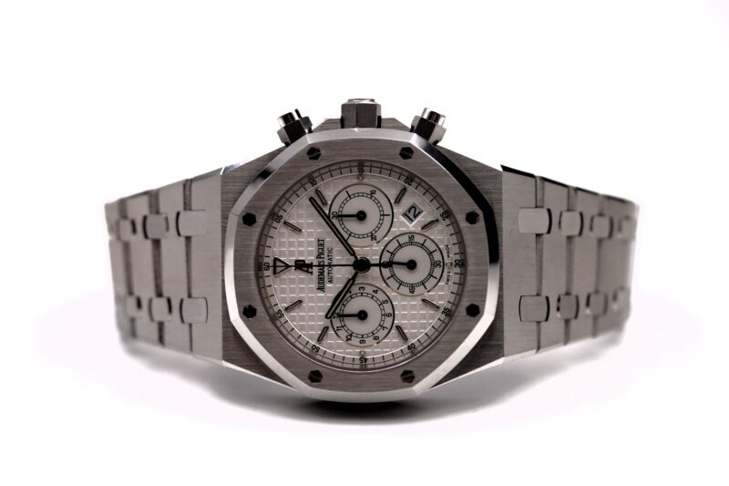 Audemars Piguet Royal Chrono Ref 25860ST Silver Dial Full Set 2005 - immagine 4