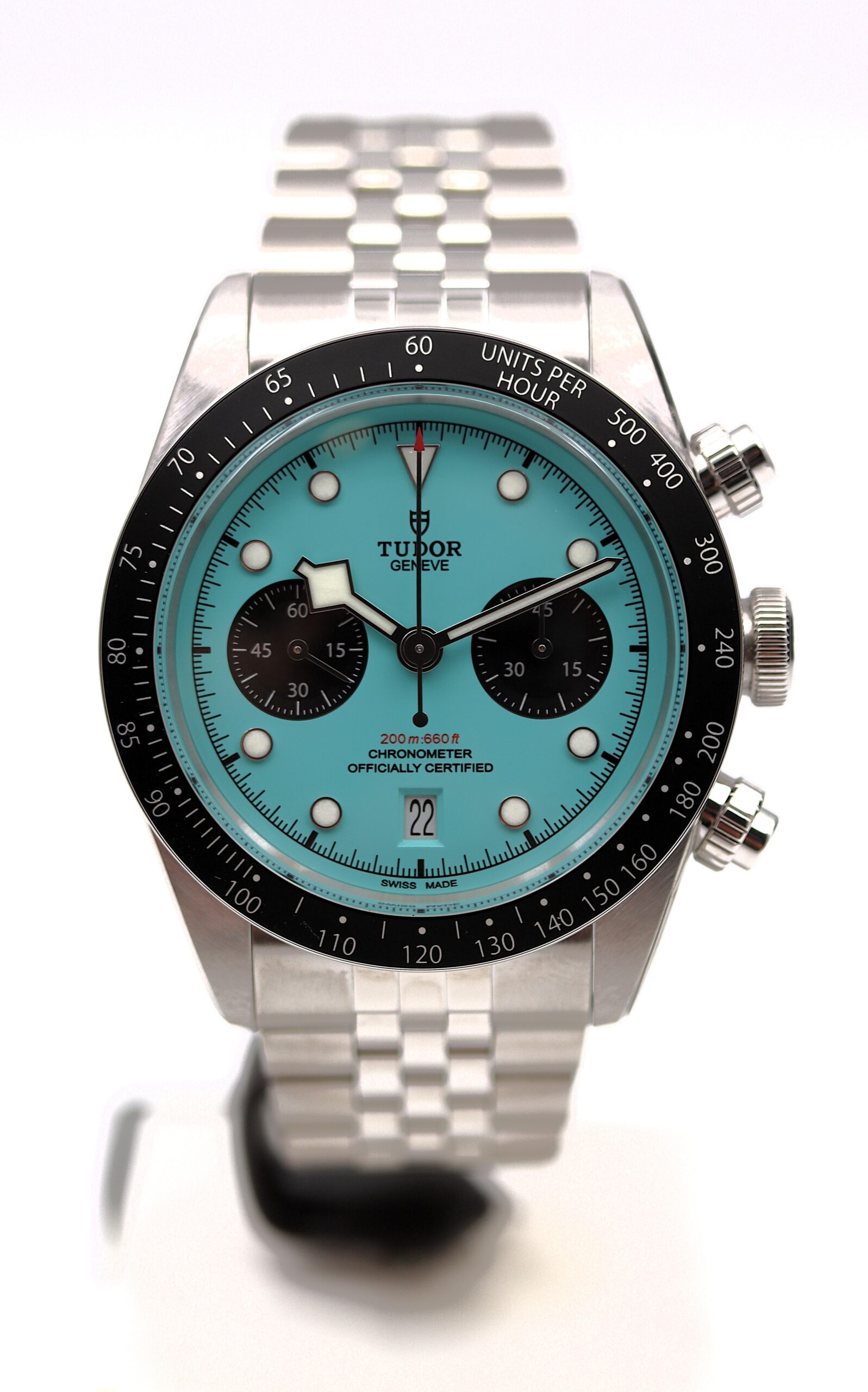 Tudor Black Bay Chrono 79360N Flamingo Blue Full Set 2025