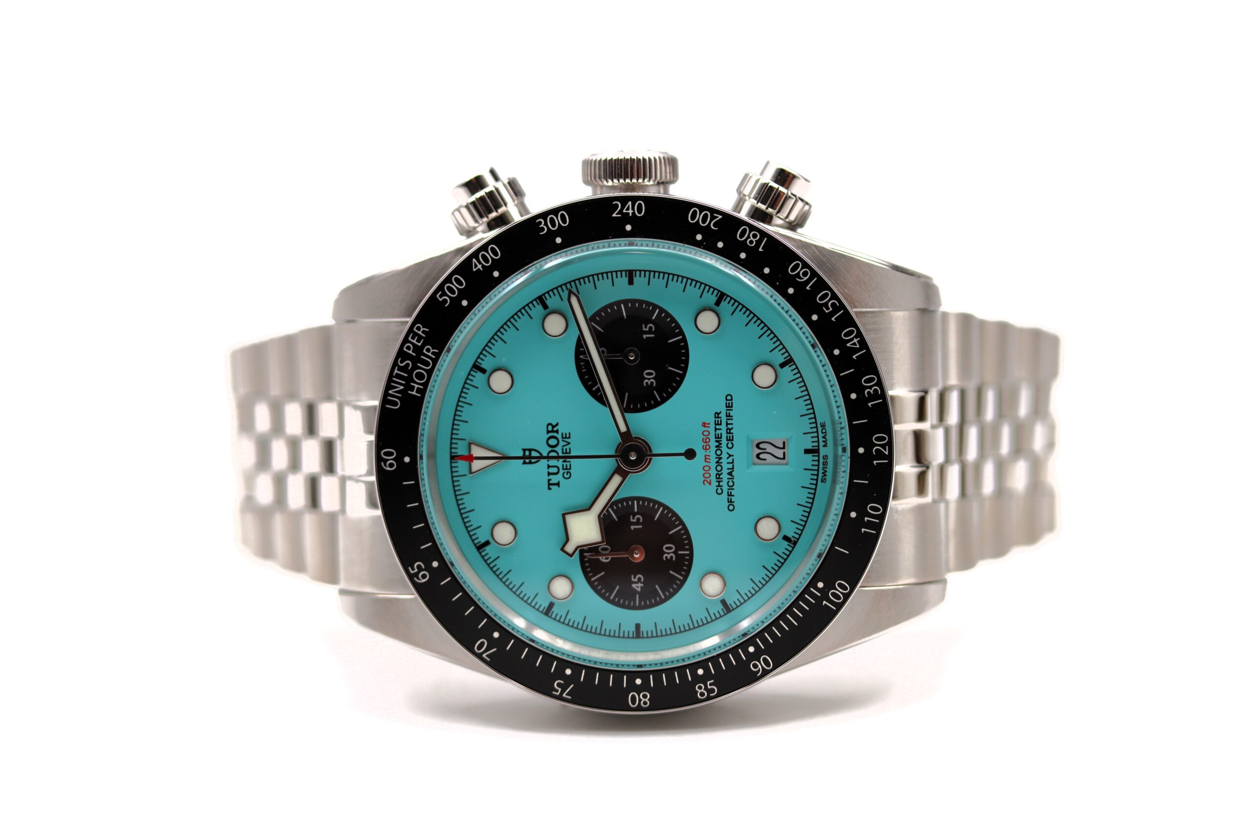 Tudor Black Bay Chrono 79360N Flamingo Blue Full Set 2025 - immagine 2