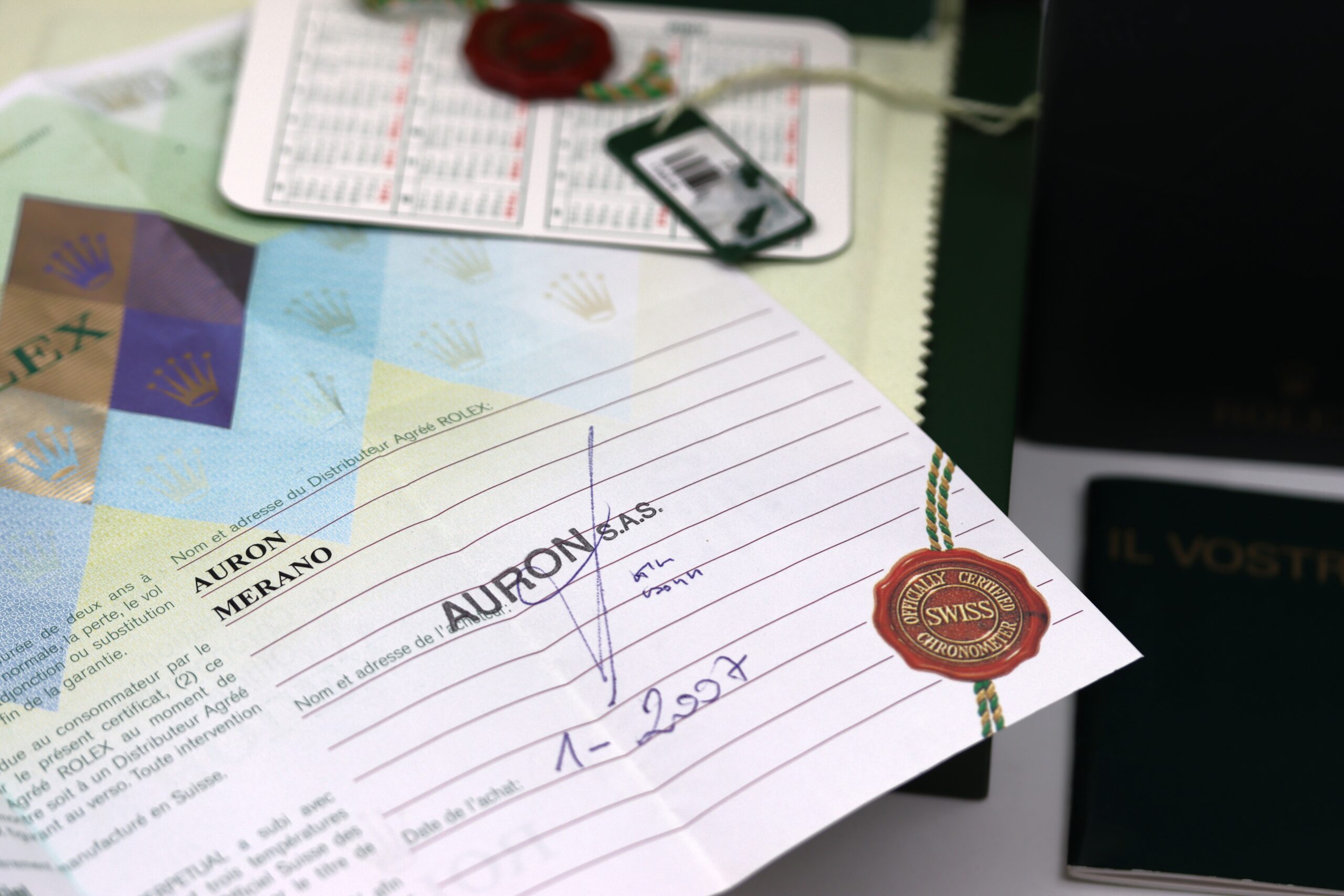 Rolex Daytona Ref 116519 Oro Bianco Rubellite Diamanti Full Set 2007 ITA - immagine 9