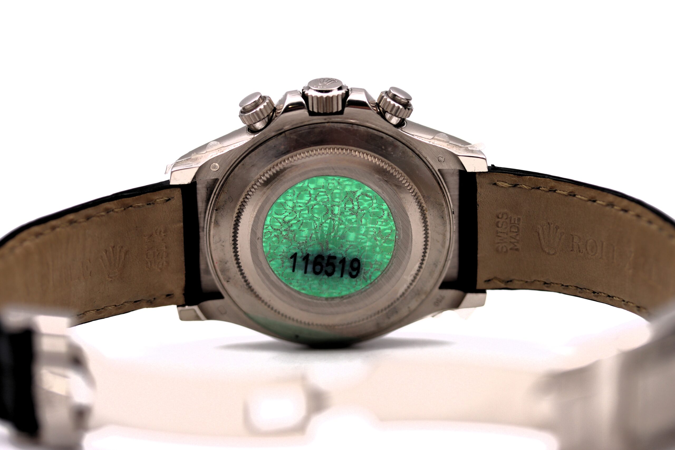 Rolex Daytona Ref 116519 Oro Bianco Rubellite Diamanti Full Set 2007 ITA - immagine 6