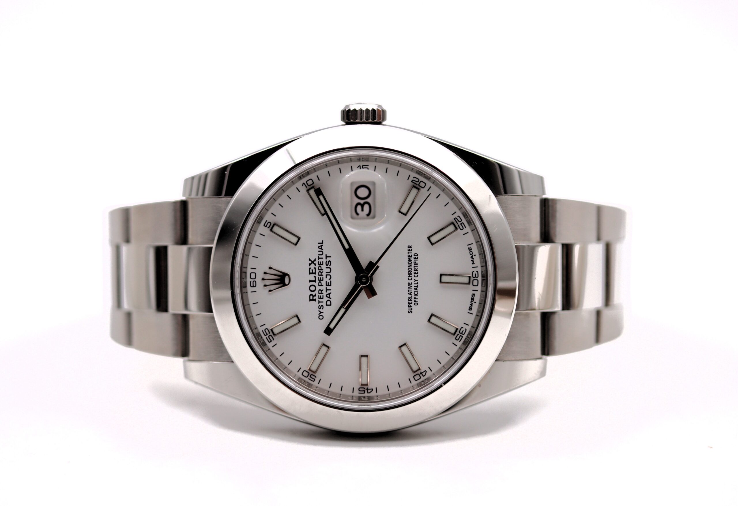 Rolex Datejust 41 126300 White Dial Like New Full Set 09/2020 - immagine 2