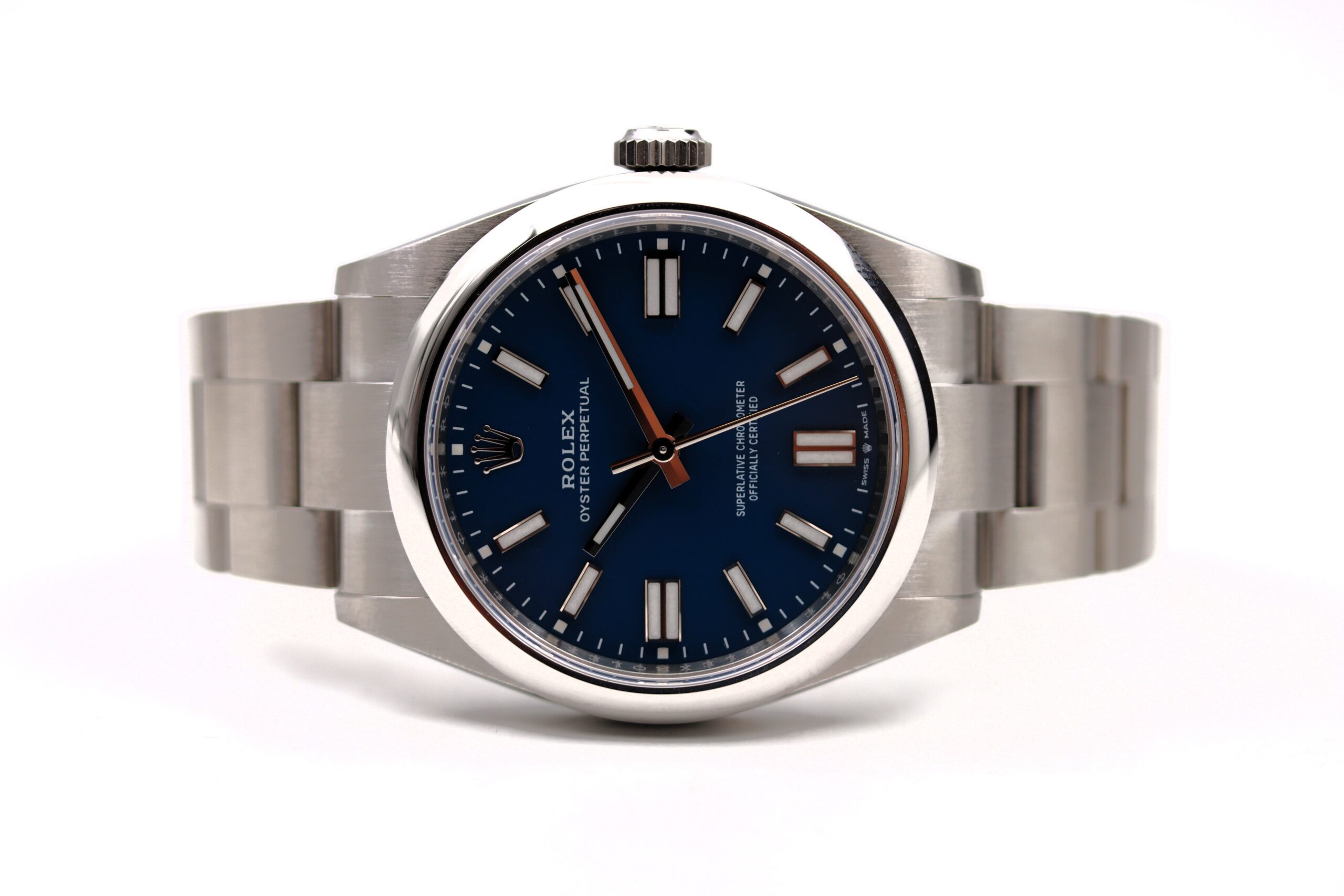 Rolex Oyster Perpetual 41mm 134300 Med Blue Dial Full Set 08/2025 - immagine 2