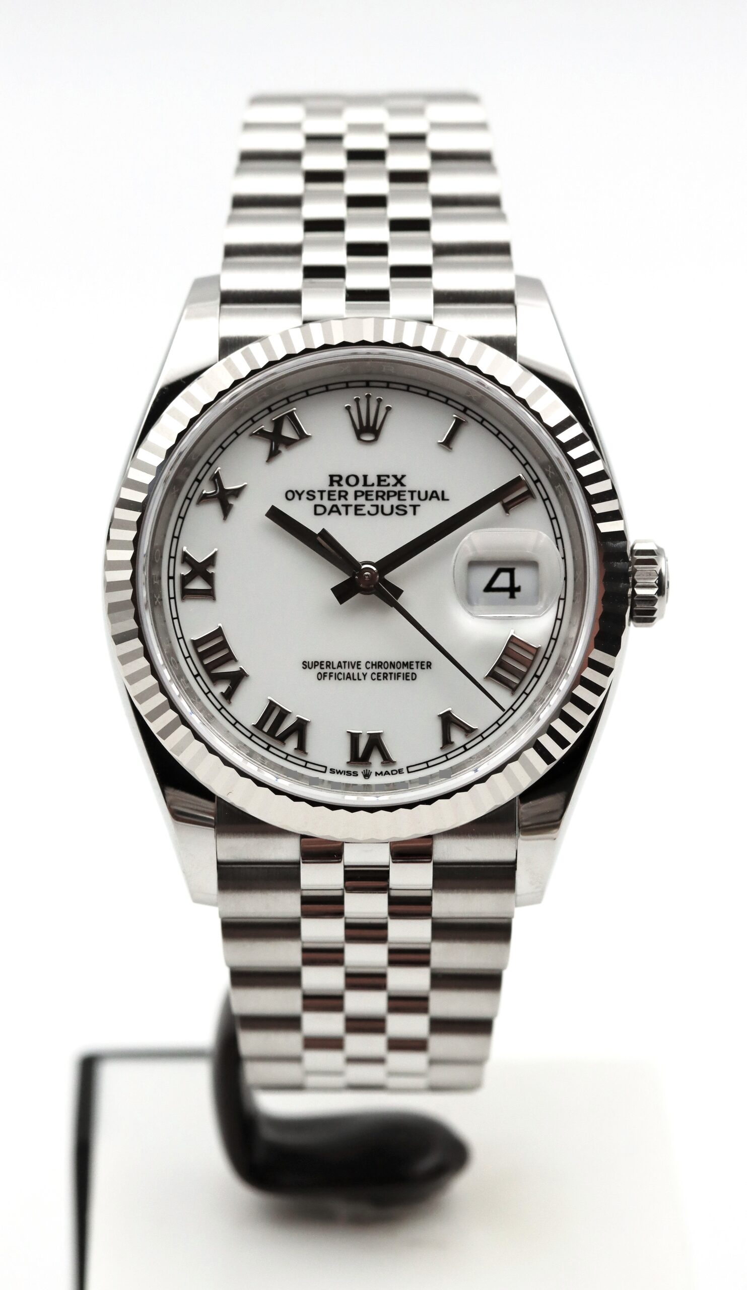 Rolex Datejust 36 126234 Bianco Romani Full Set 08/2025