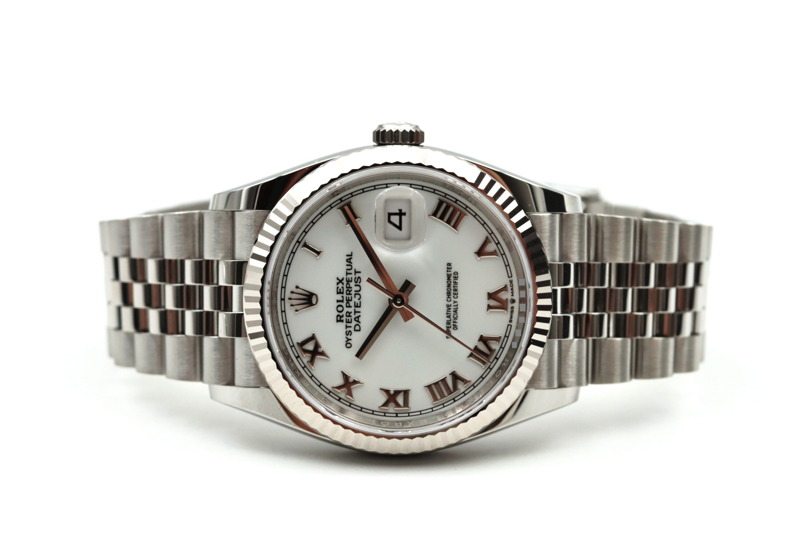 Rolex Datejust 36 126234 Bianco Romani Full Set 08/2025 - immagine 2