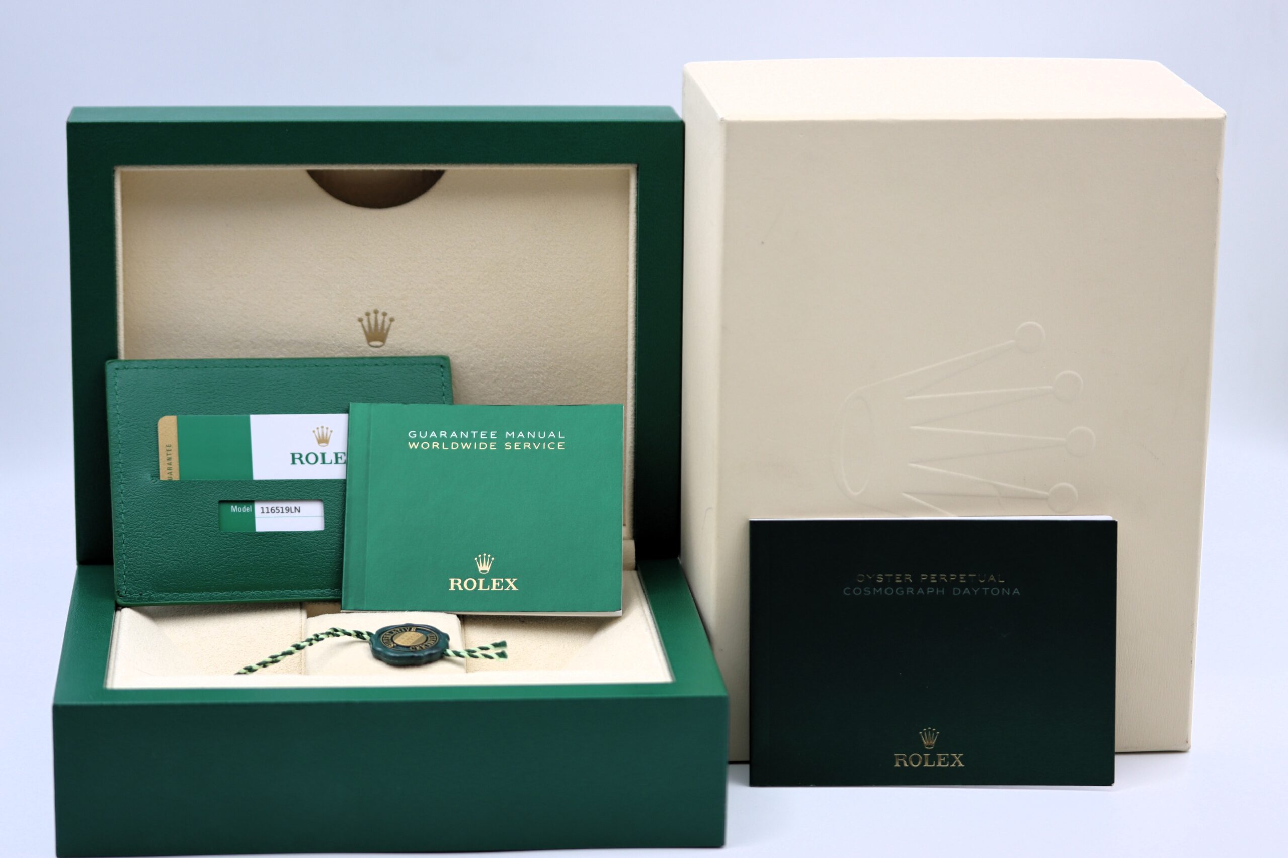 Rolex Daytona 116519LN Oro Bianco Madreperla Diamanti Full Set 2019 - immagine 6
