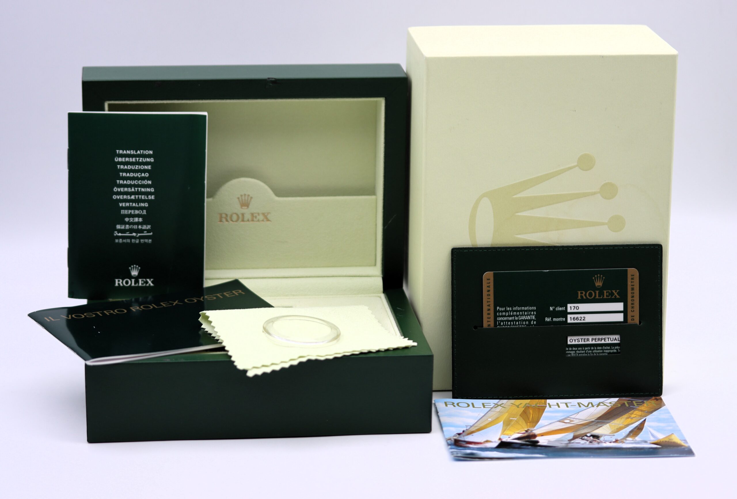 Rolex Yacht Master Ref 116622 Full Set ITA 2007 Card - immagine 8