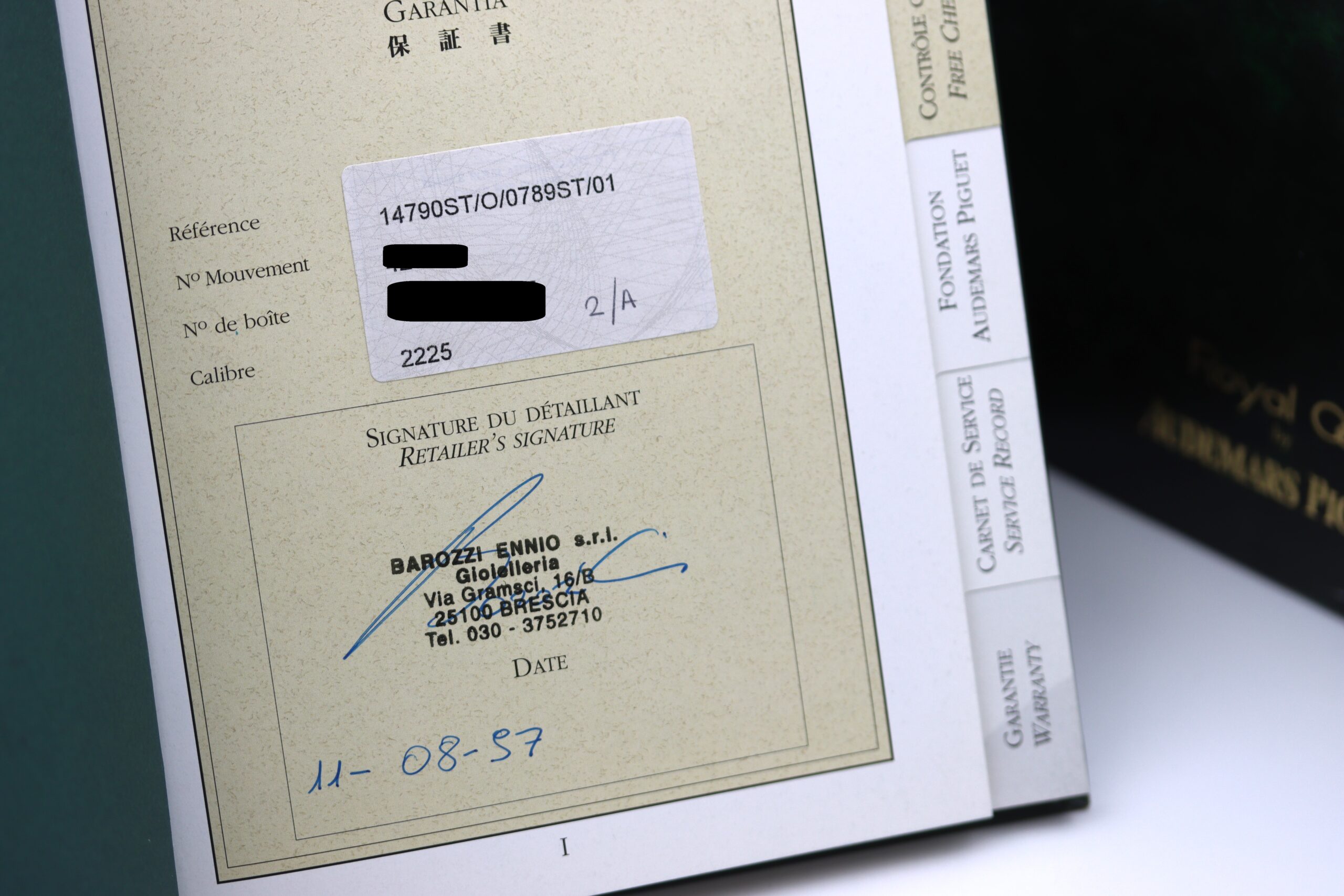 Audemars Piguet Royal Oak Ref 14790ST Yves Clein Full Set 1997 - immagine 8