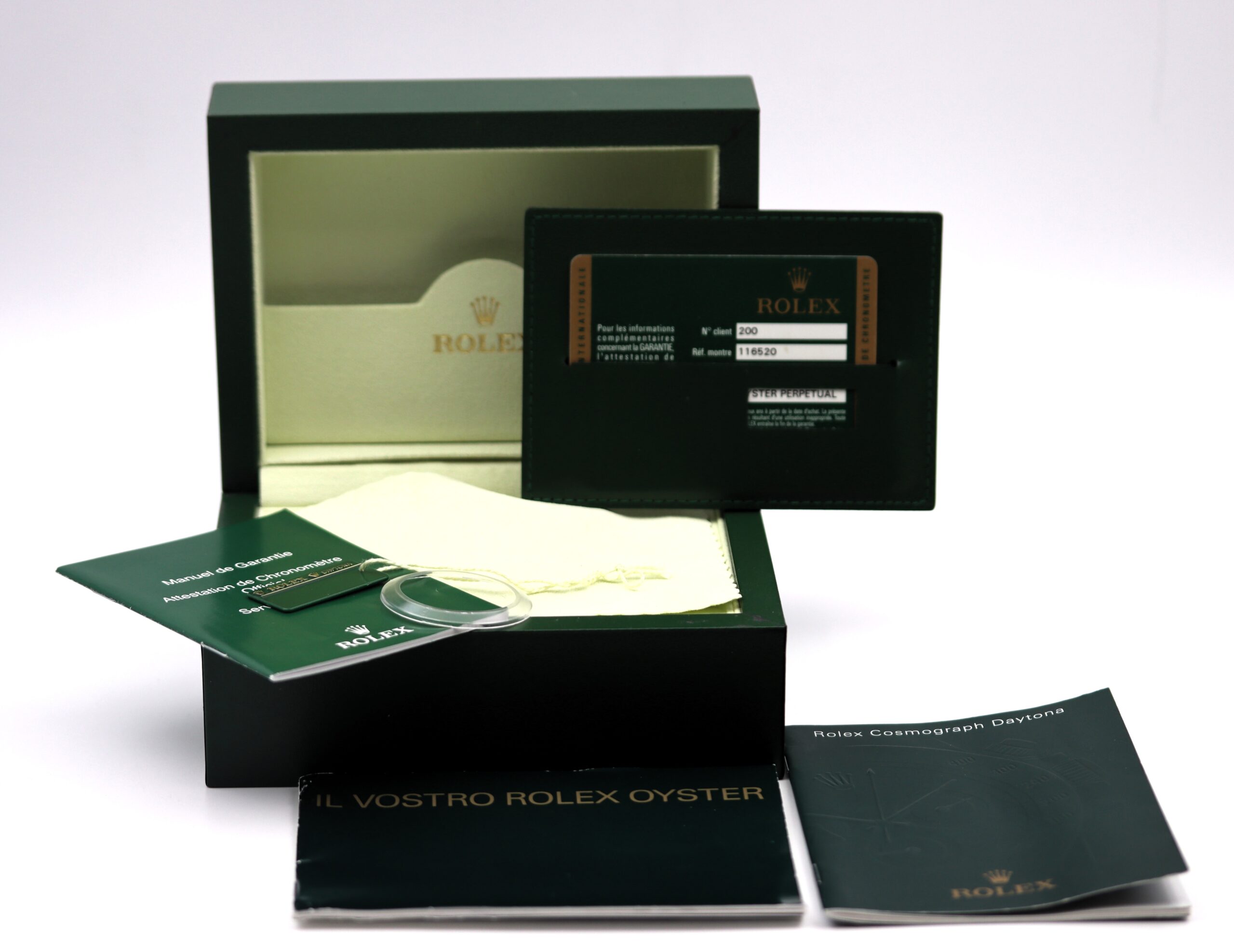 Rolex Daytona Ref 116520 Completo Garanzia Card 2008 - immagine 9