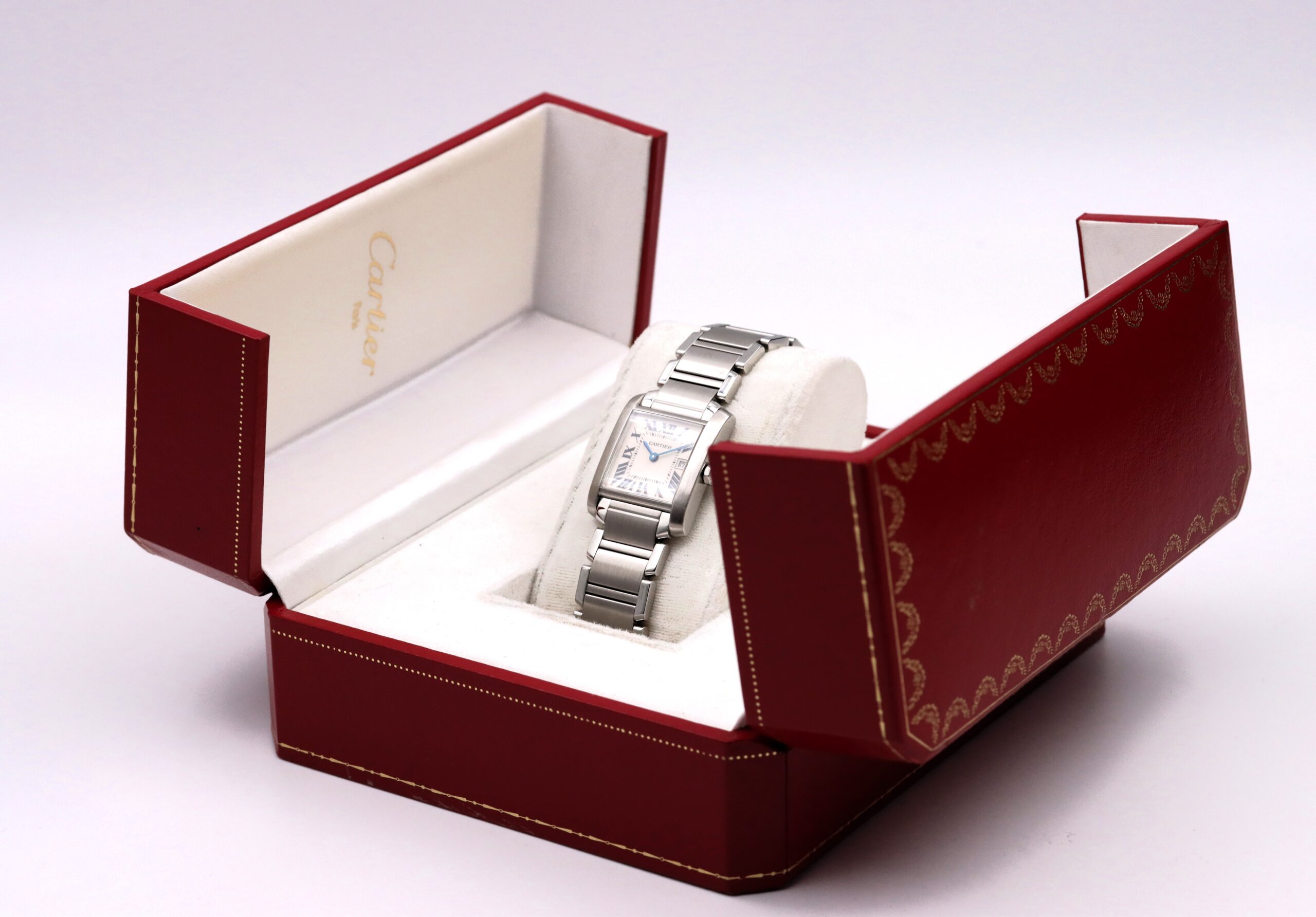 Cartier Tank Francaise Acciaio 25x30mm Ref 2465 - immagine 7