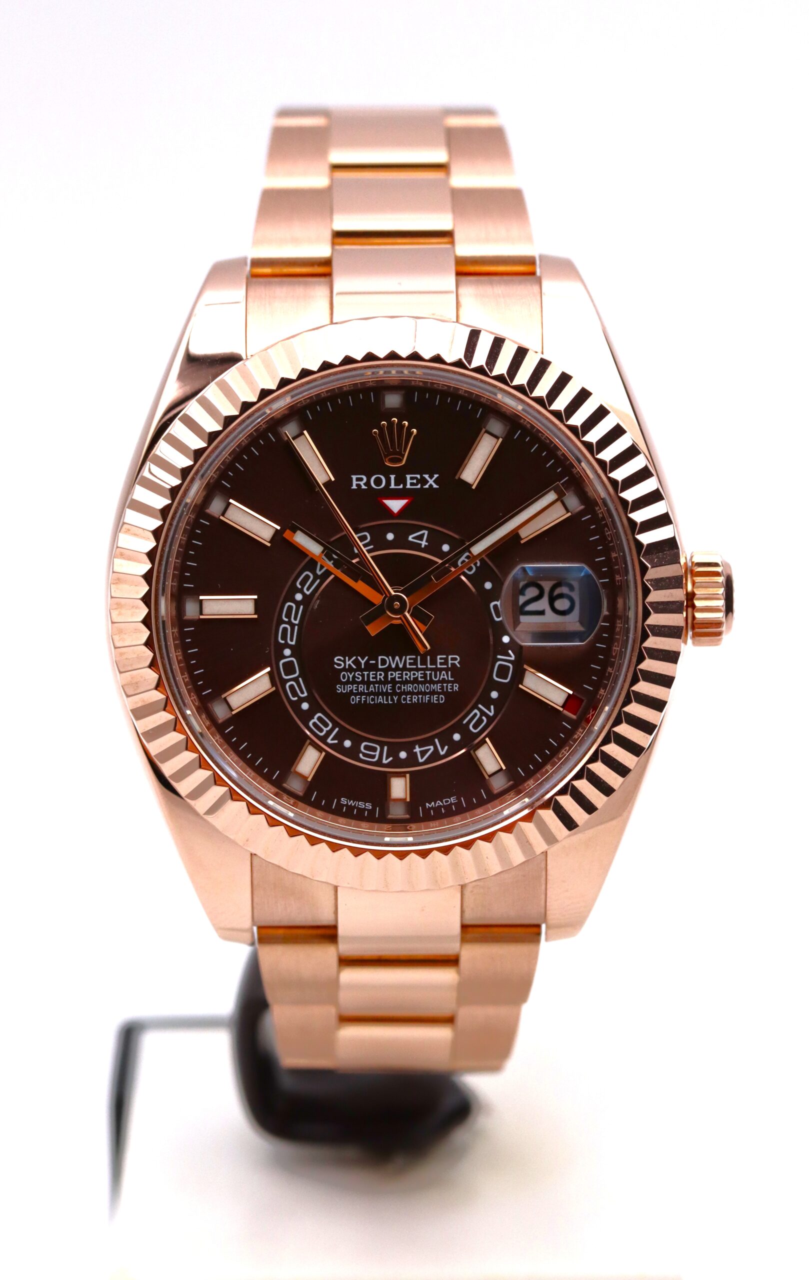 Rolex Sky-Dweller Ref 326935 Everose Chocolate Dial Full Set 2023