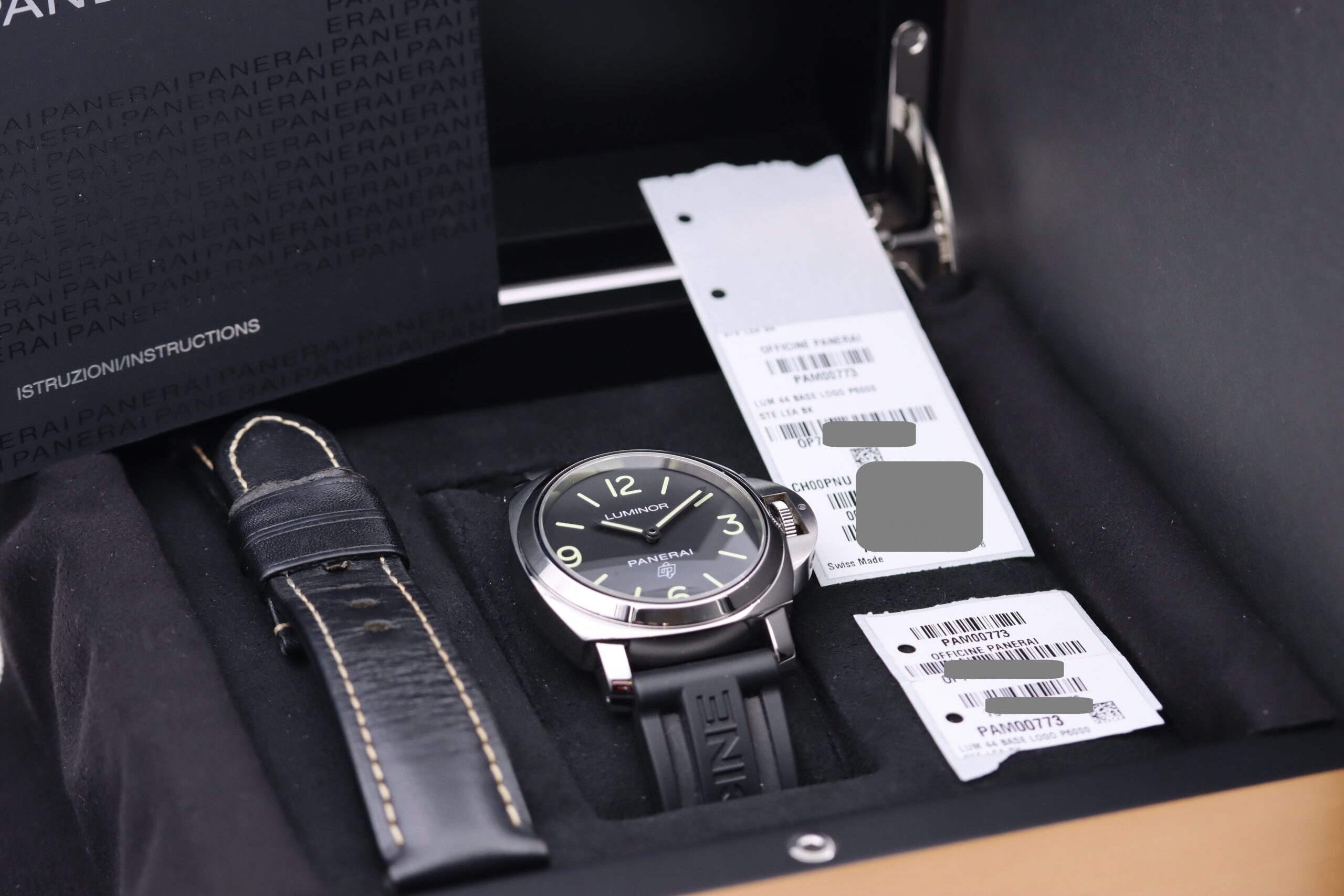 Panerai Luminor Base Logo PAM00773 Full Set 2019 - immagine 9