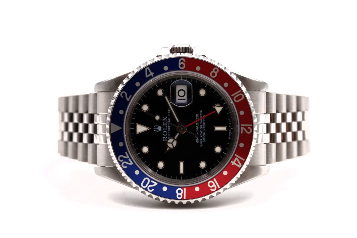 Rolex GMT Master 16700 Pepsi Doppio Bracciale Full Set 1999 + Service Rolex 2023