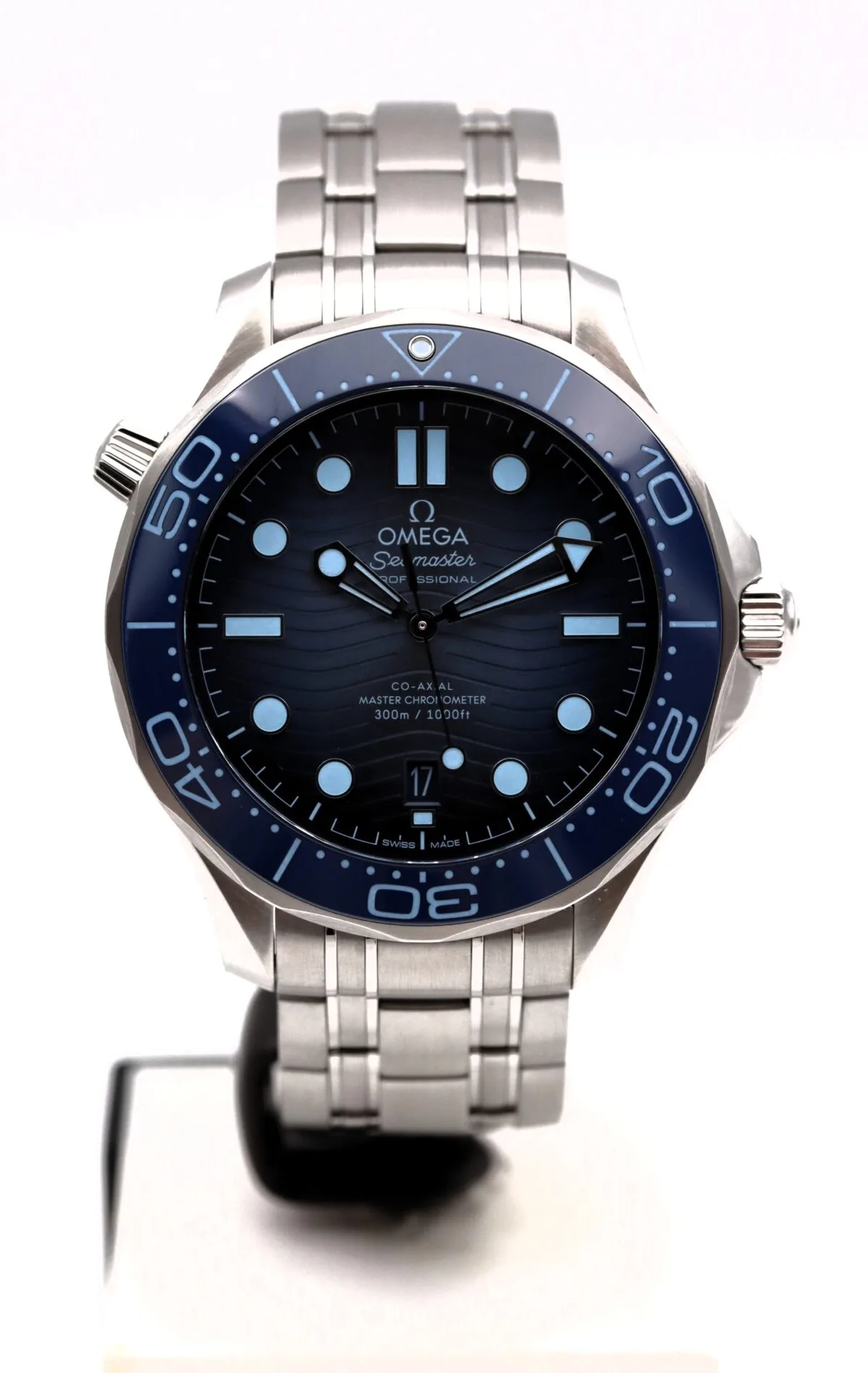 Omega Seamaster Diver 300m Summer Blue 75th Like New Full Set 05/2024