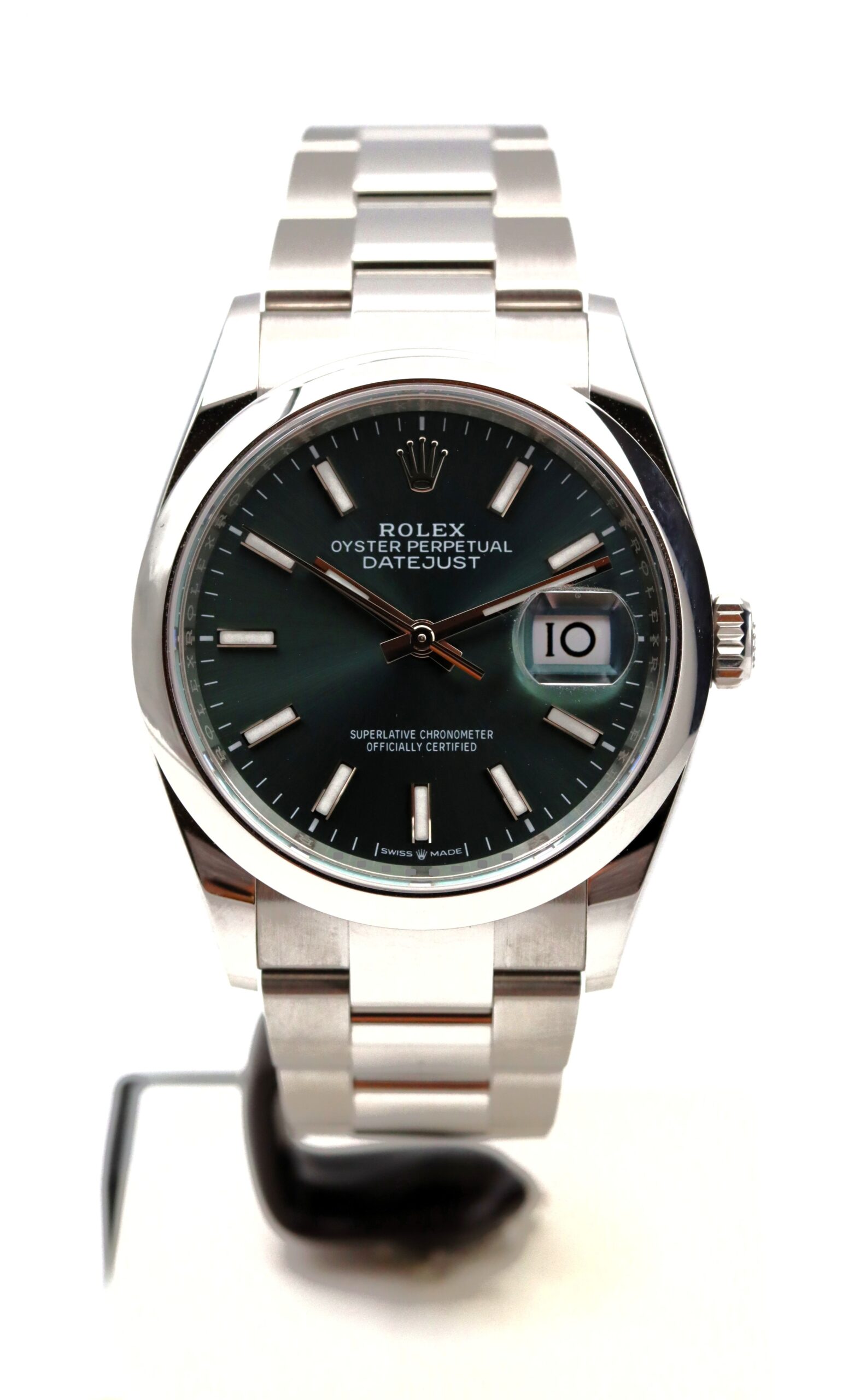 Rolex Datejust 126200 Quadrante Verde Menta Full Set 12/2021