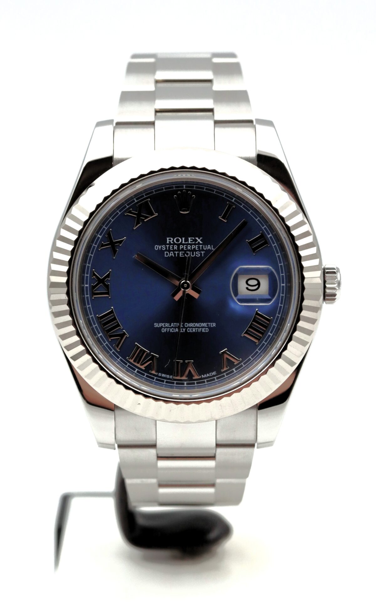 Rolex Datejust 41 116334 Quadrante Azzurro Numeri Romani Full Set 2011 ITA