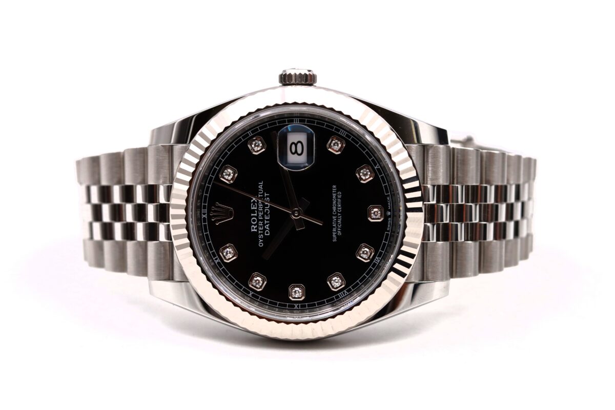 Rolex Datejust 41 126334 Quadrante Nero Diamanti Full Set 06/2026