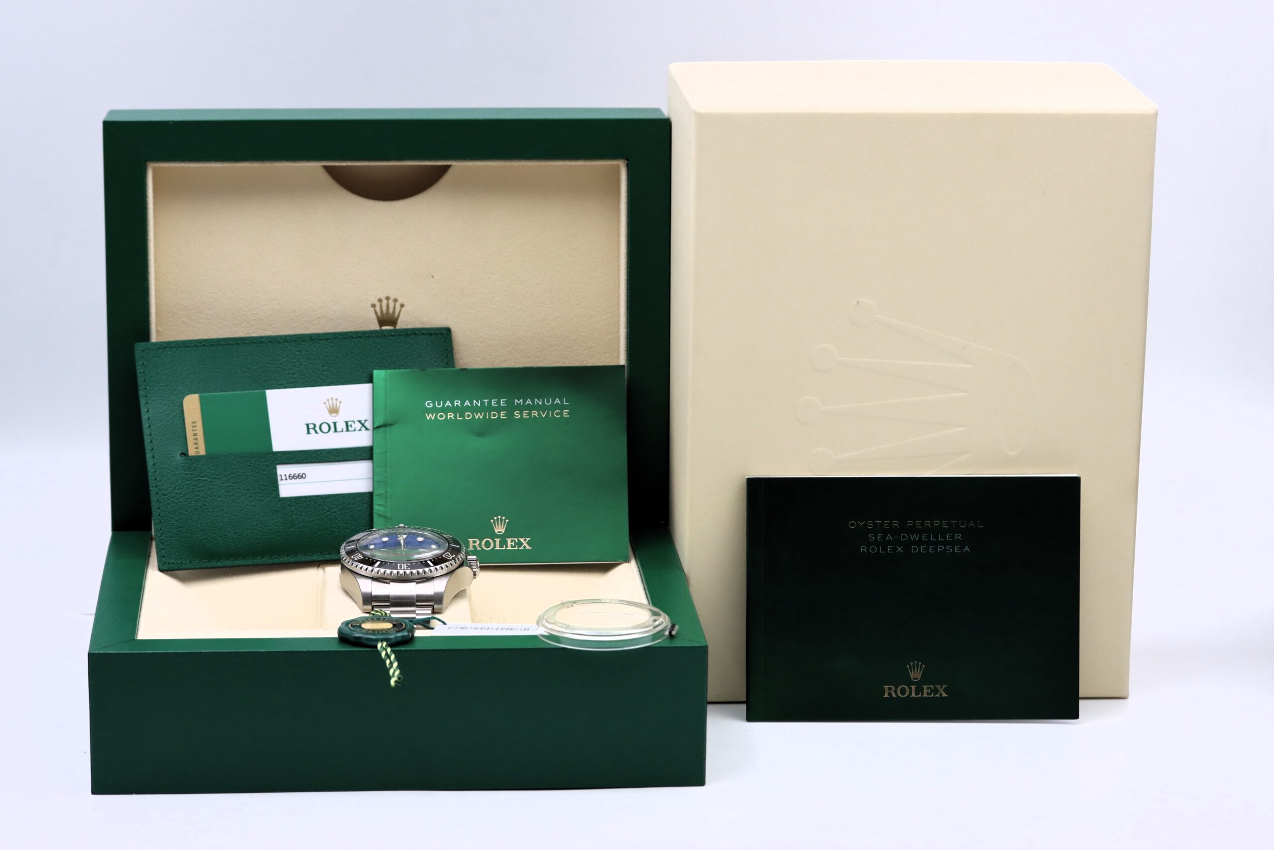 Rolex Sea Dweller Deepsea 116660 D-Blue NOS Full Stickers - immagine 8