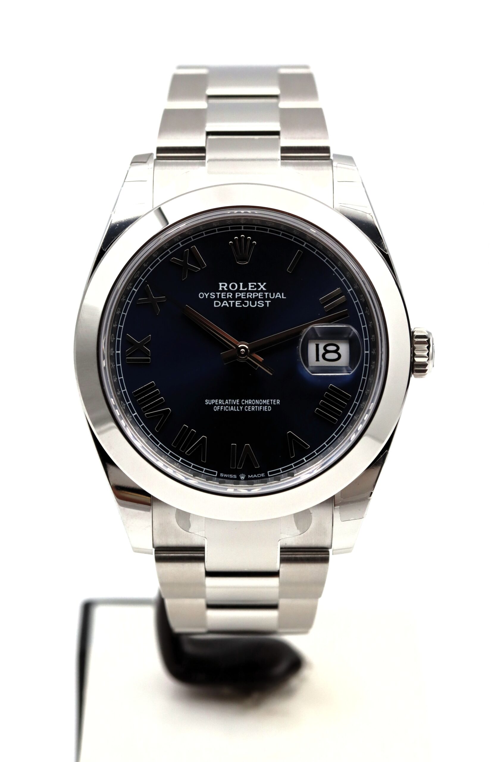 Rolex Datejust 41 126300 Quadrante Blu Vivo Romani Full Set 2026