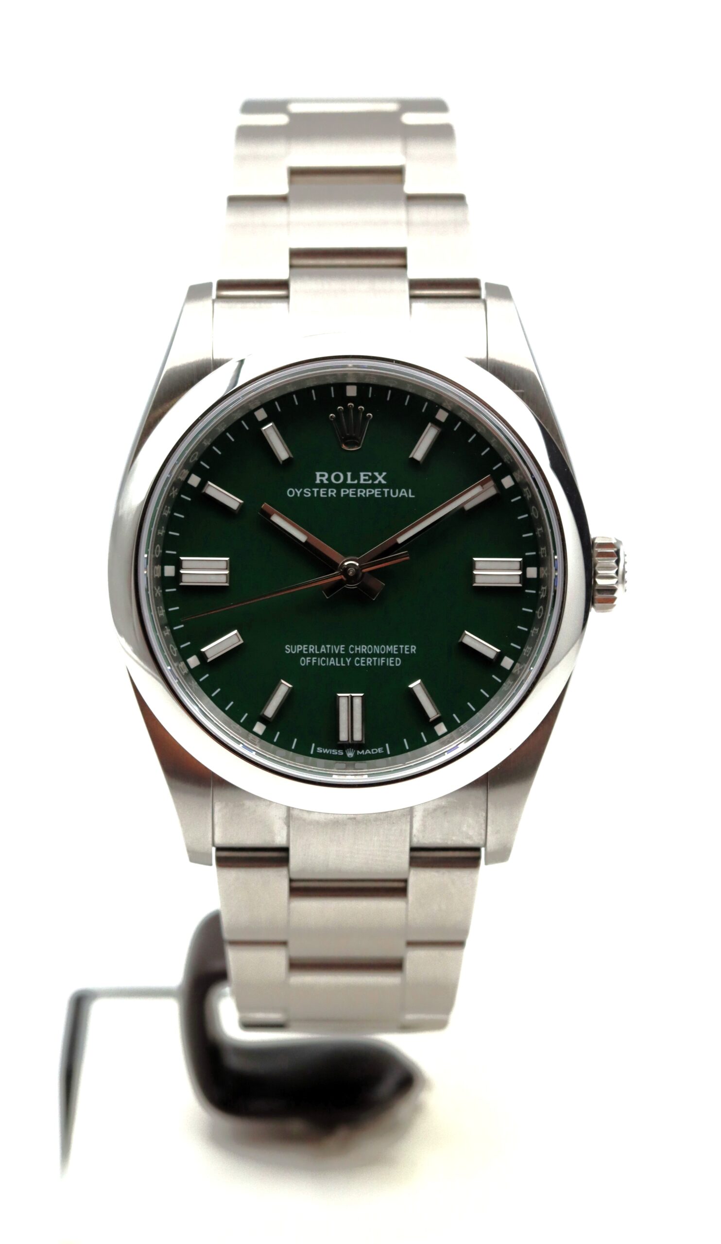 Rolex Oyster Perpetual Ref 126000 36mm Green Dial Full Set 10/2024