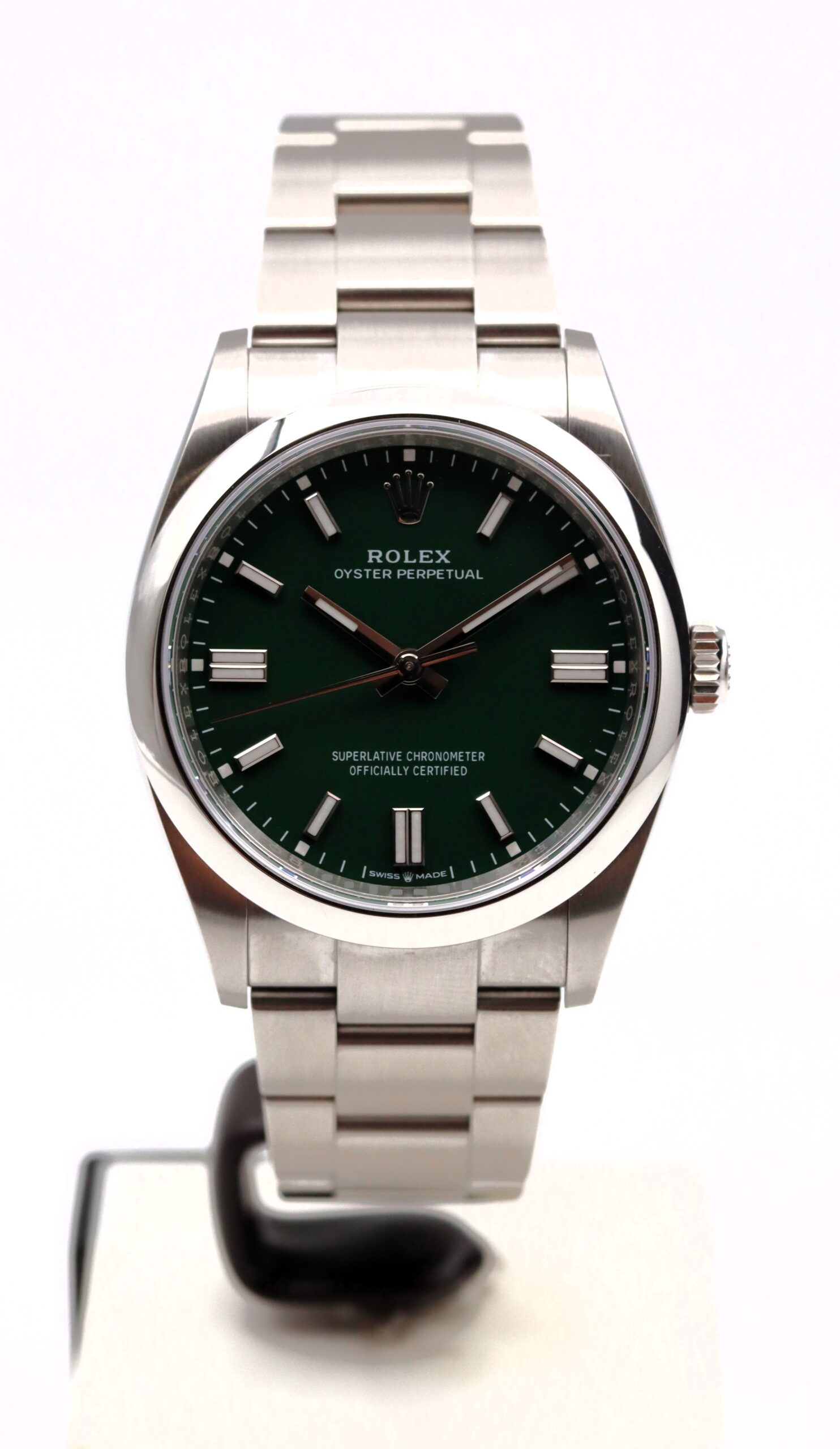 Rolex Oyster Perpetual Ref 126000 36mm Green Dial Full Set 10/2024