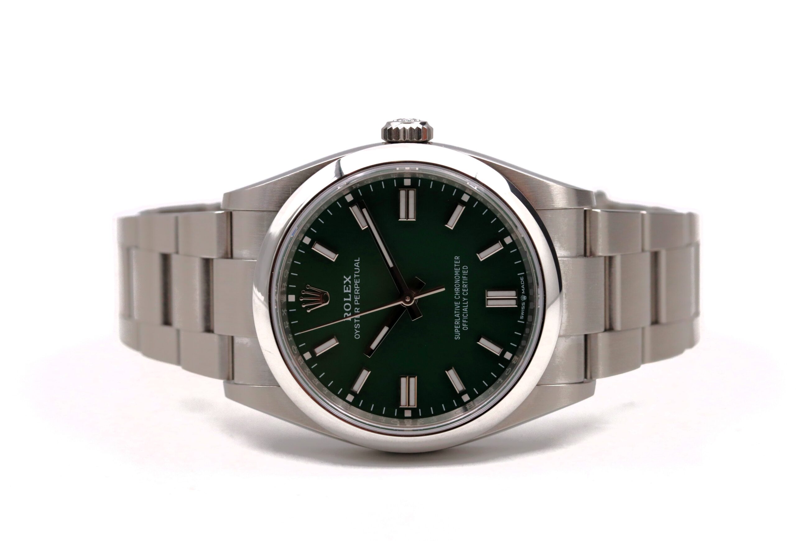 Rolex Oyster Perpetual Ref 126000 36mm Green Dial Full Set 10/2024