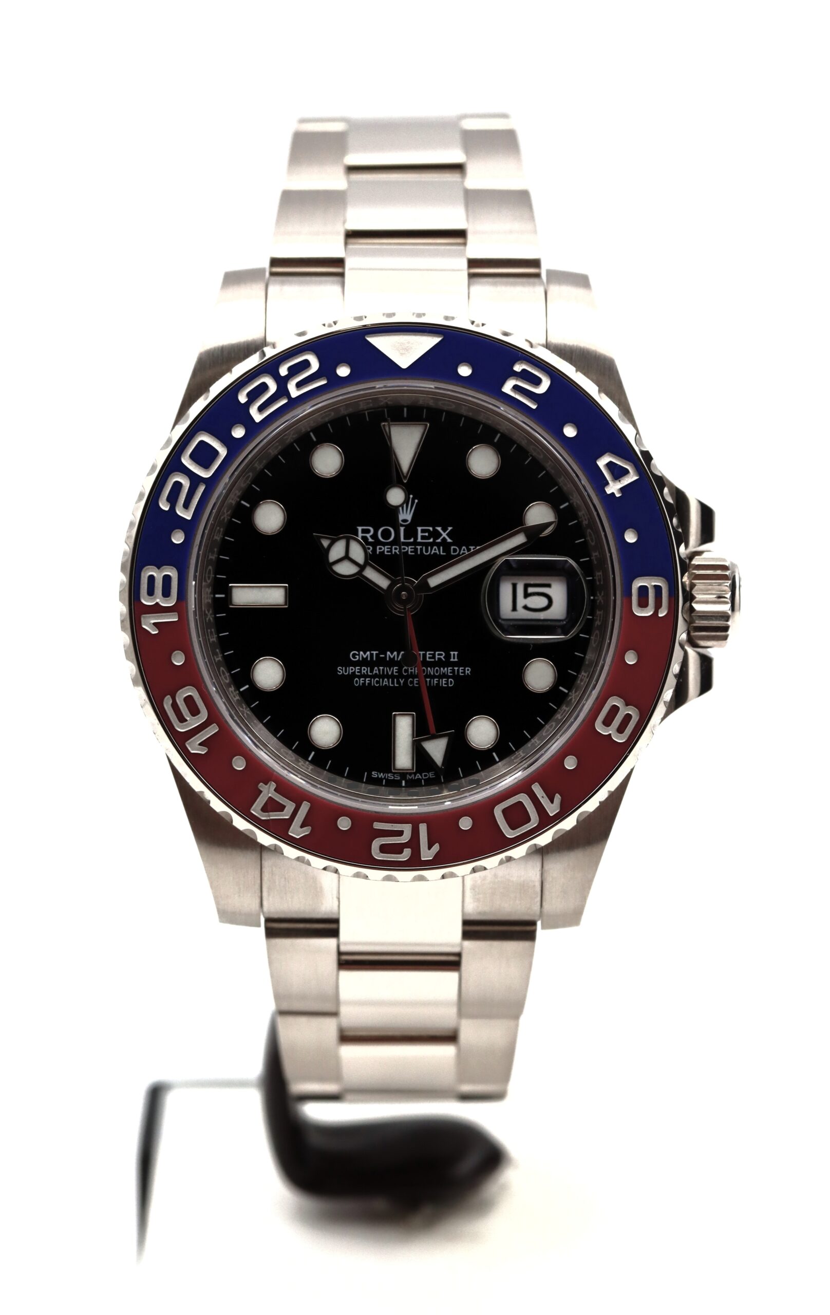 Rolex GMT Master II 116719BLRO Oro Bianco Full Set 2015 ITA