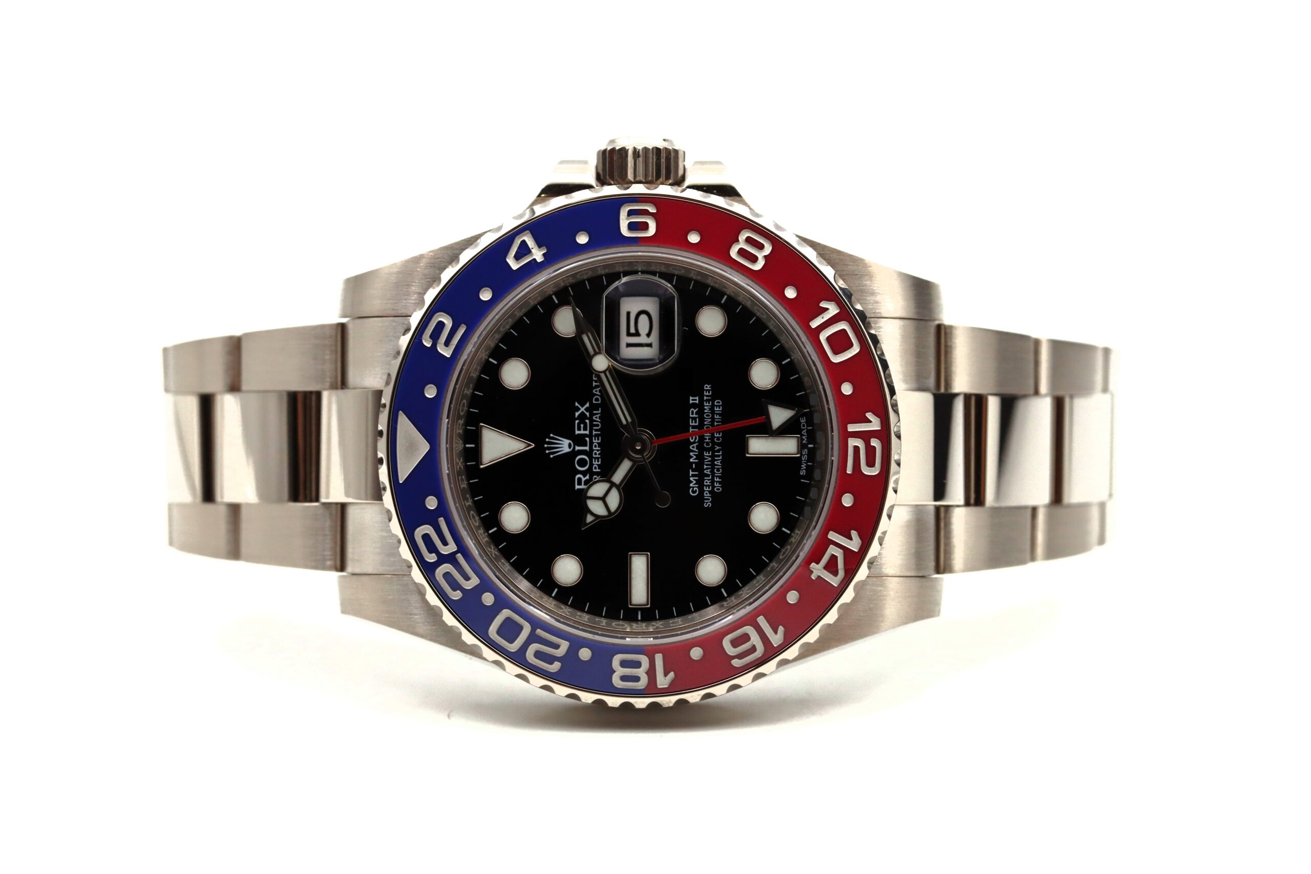 Rolex GMT Master II 116719BLRO Oro Bianco Full Set 2015 ITA