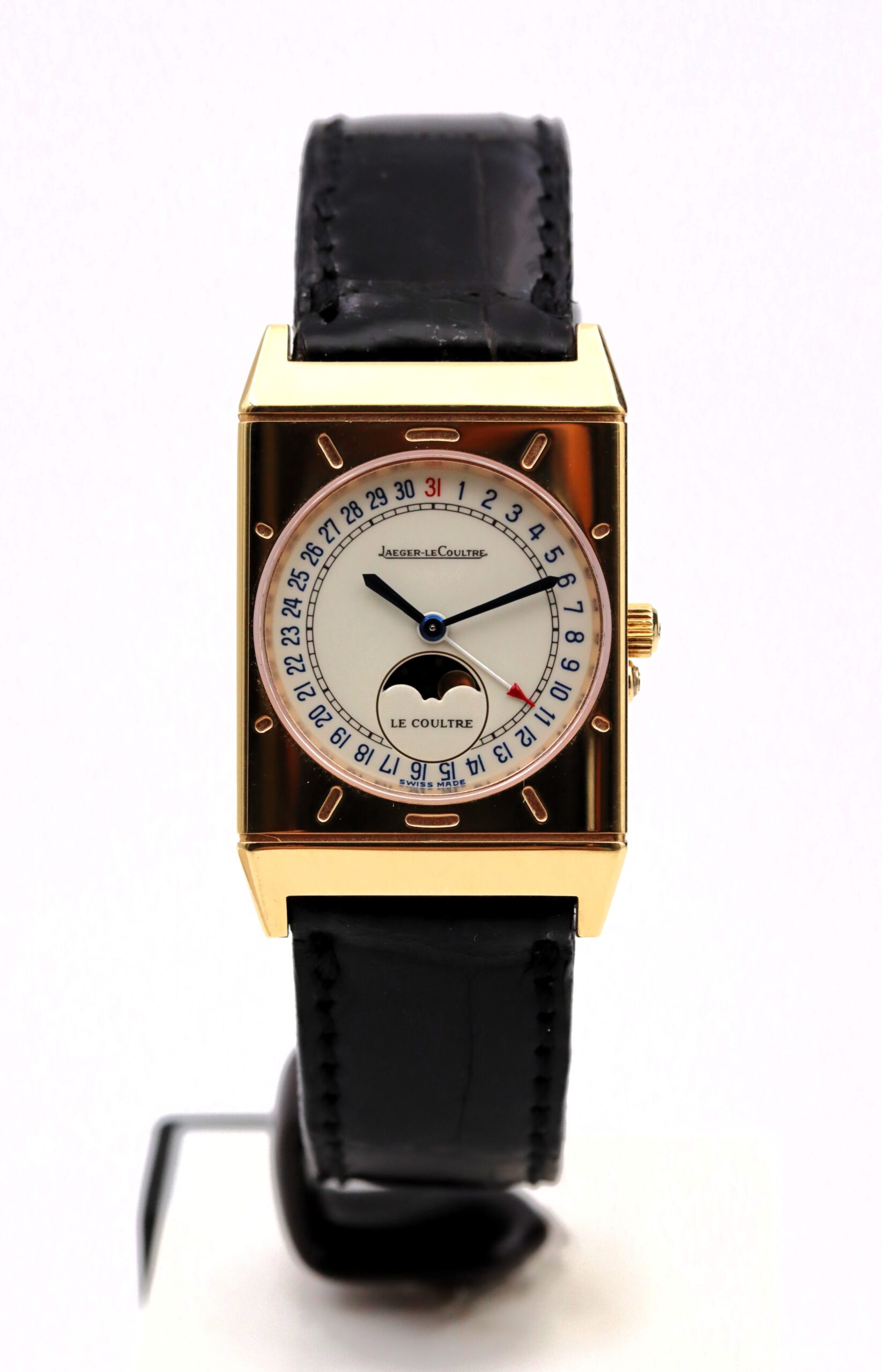 Jaeger-LeCoultre Ref 400.7.20 Calendar Moon Phase Yellow Gold