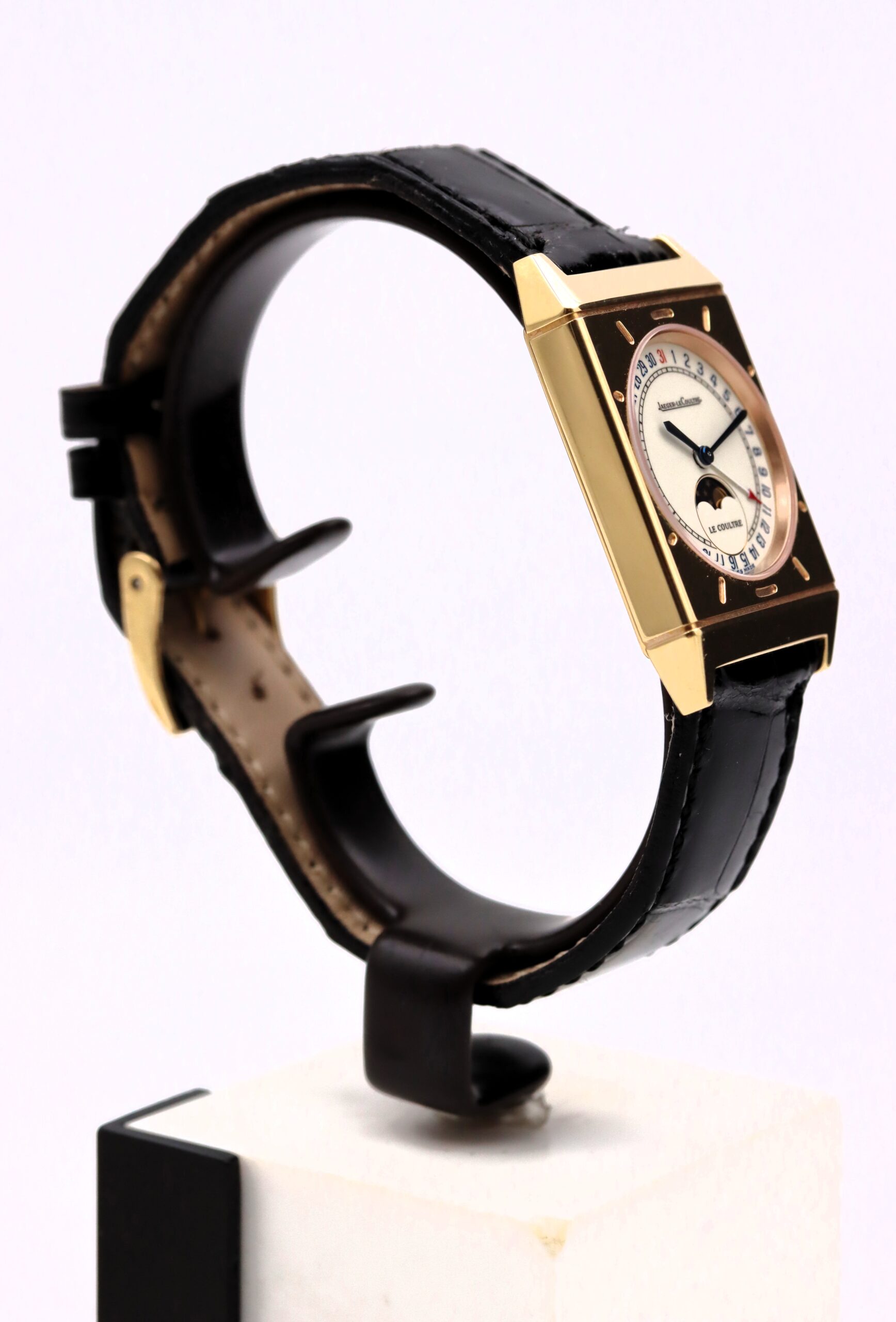 Jaeger-LeCoultre Ref 400.7.20 Calendar Moon Phase Yellow Gold