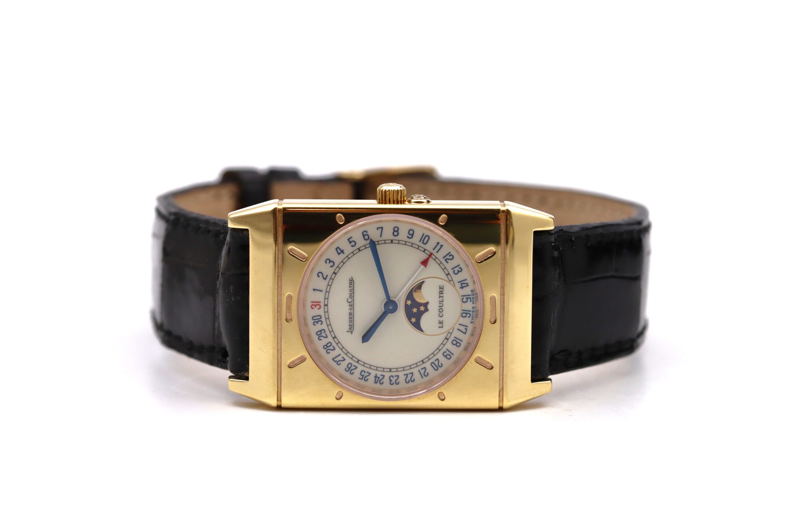 Jaeger-LeCoultre Ref 400.7.20 Calendar Moon Phase Yellow Gold