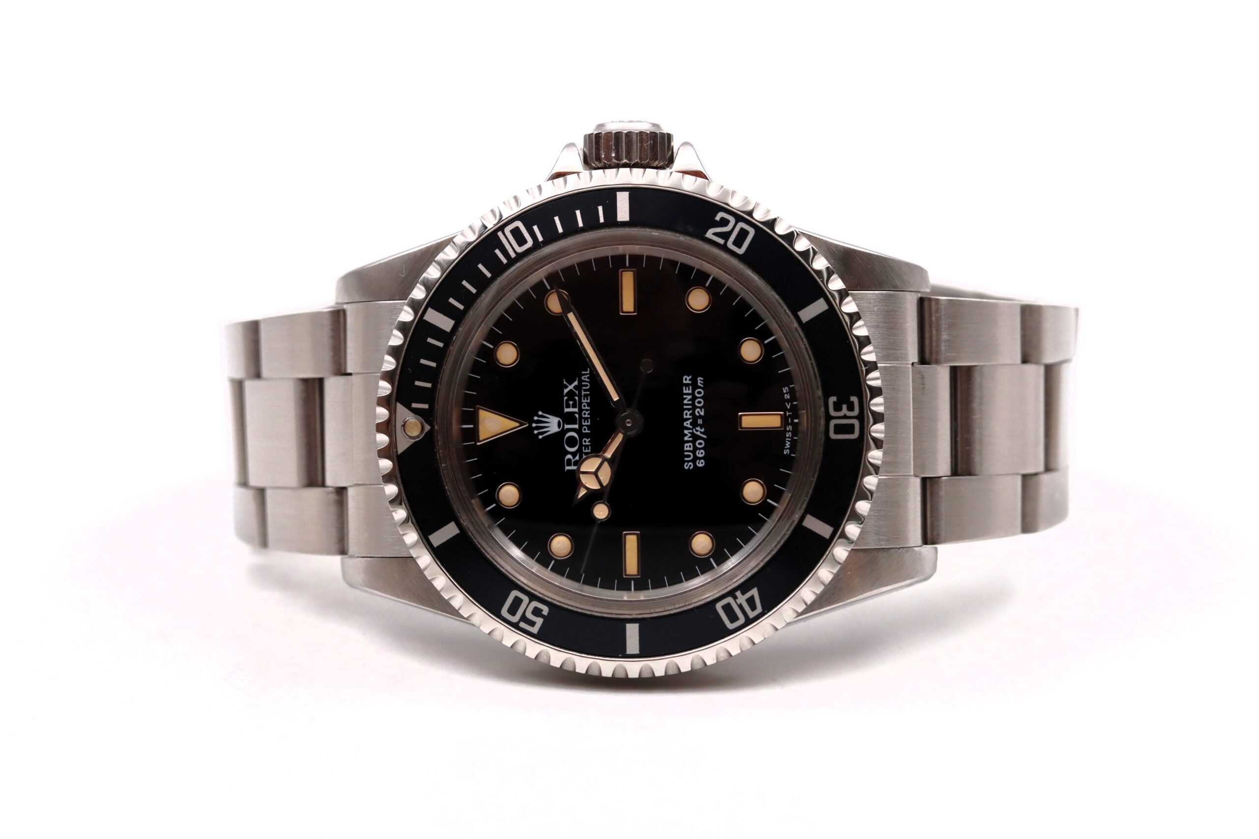 Rolex Submariner 5513 Plexi Quadrante Bicchierini Full Set 1990 ITA