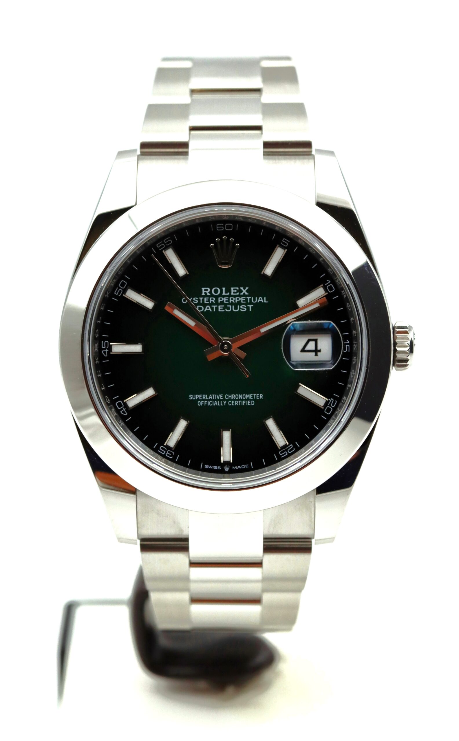 Rolex Datejust 41 Ref 126300 Green Ombrè Full Set 07/2026
