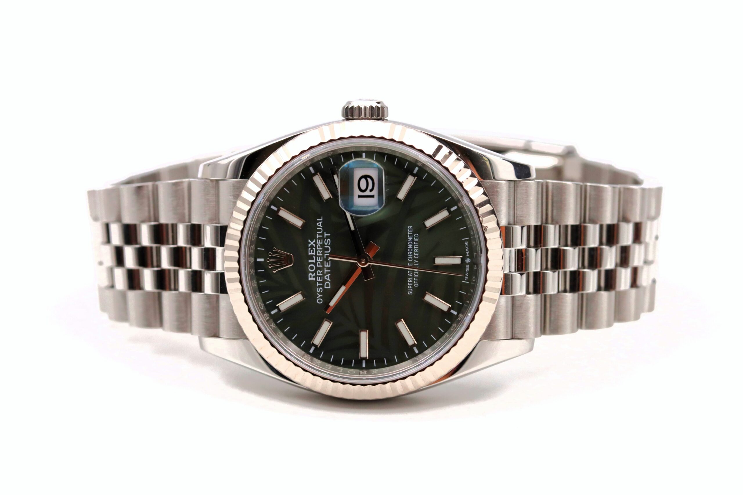 Rolex Datejust Ref 126234 Verde Palme Full Set 2022