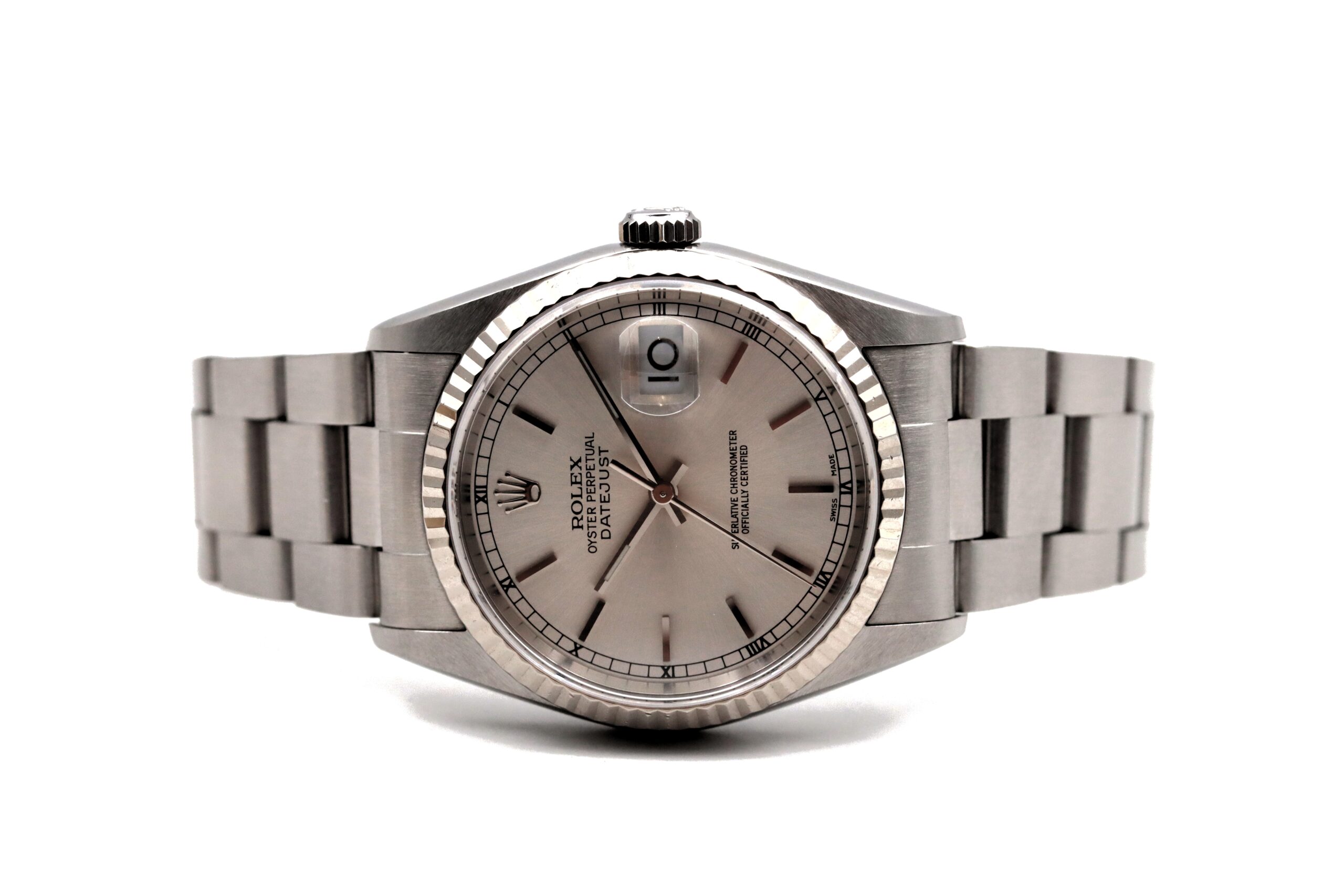 Rolex Datejust Ref 16234 36mm Quadrante Silver Service Rolex 2025