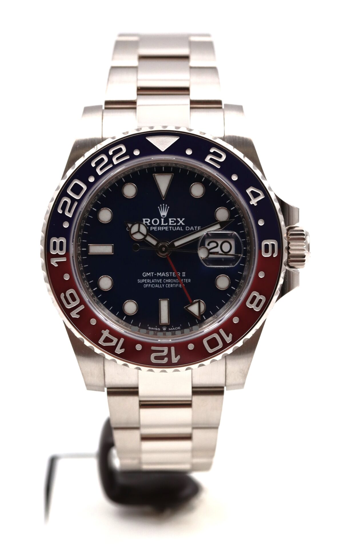 Rolex GMT Master II 126719BLRO Oro Bianco Full Set 12/2020