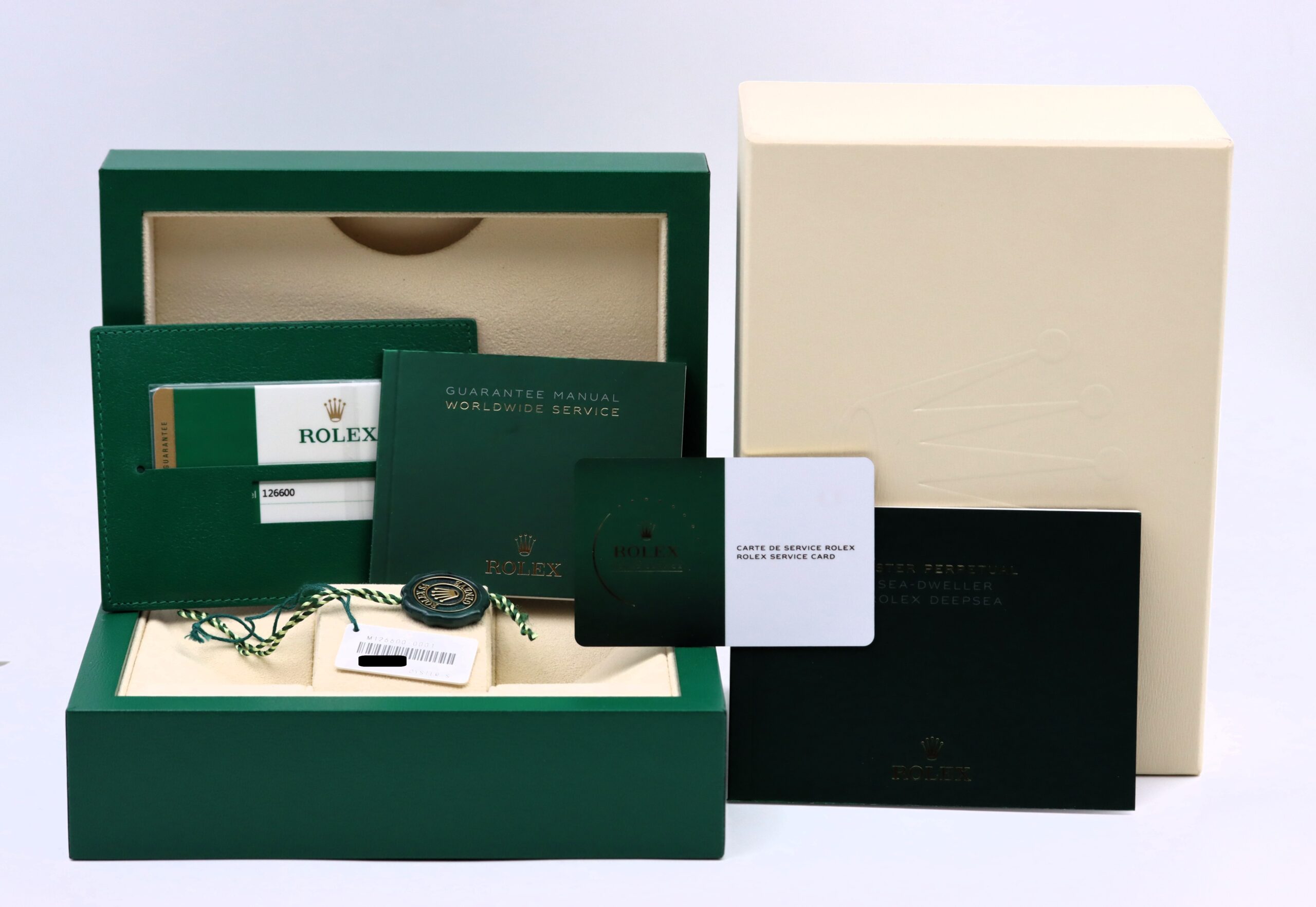 Rolex Sea Dweller 126600 50th Anniversary Mk1 Full Set 2018 + Service Rolex 2025 - immagine 7