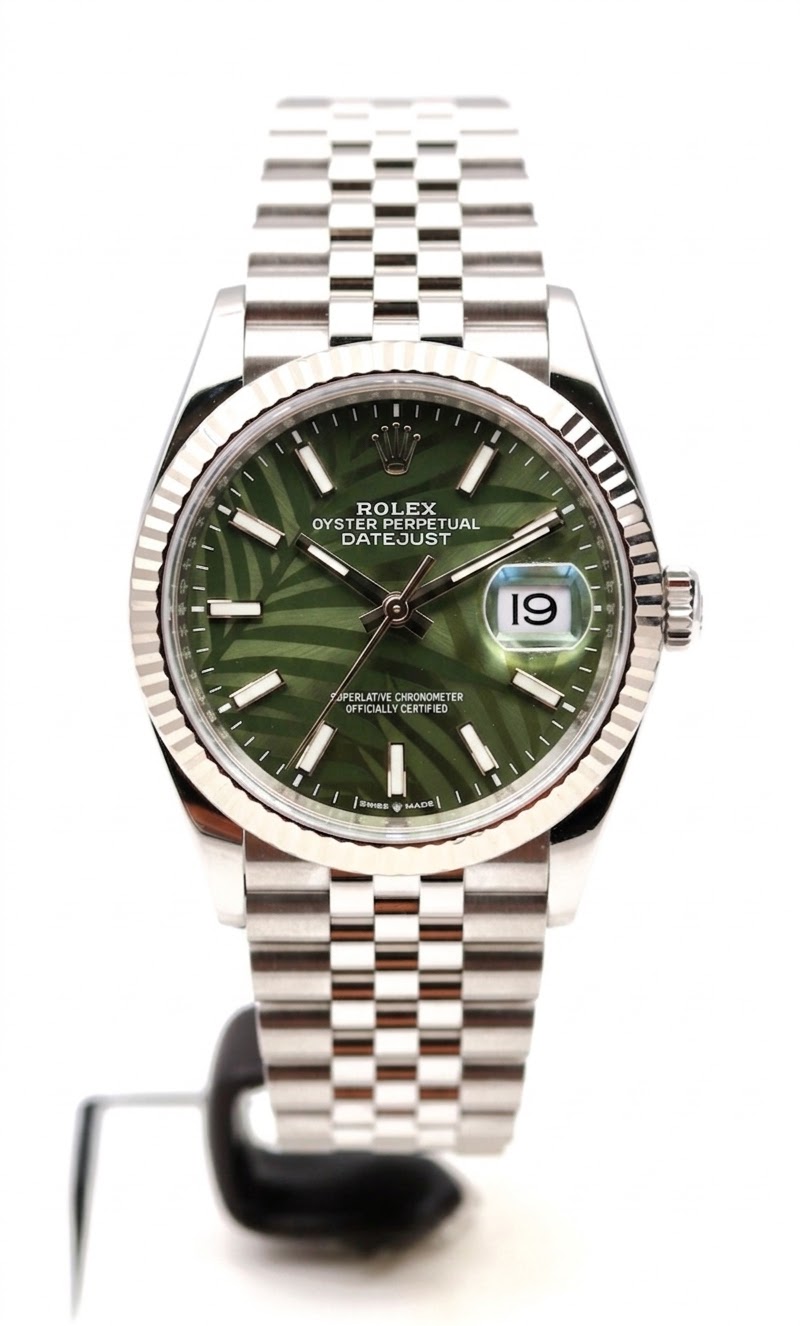 Rolex Datejust Ref 126234 Verde Palme Full Set 2022