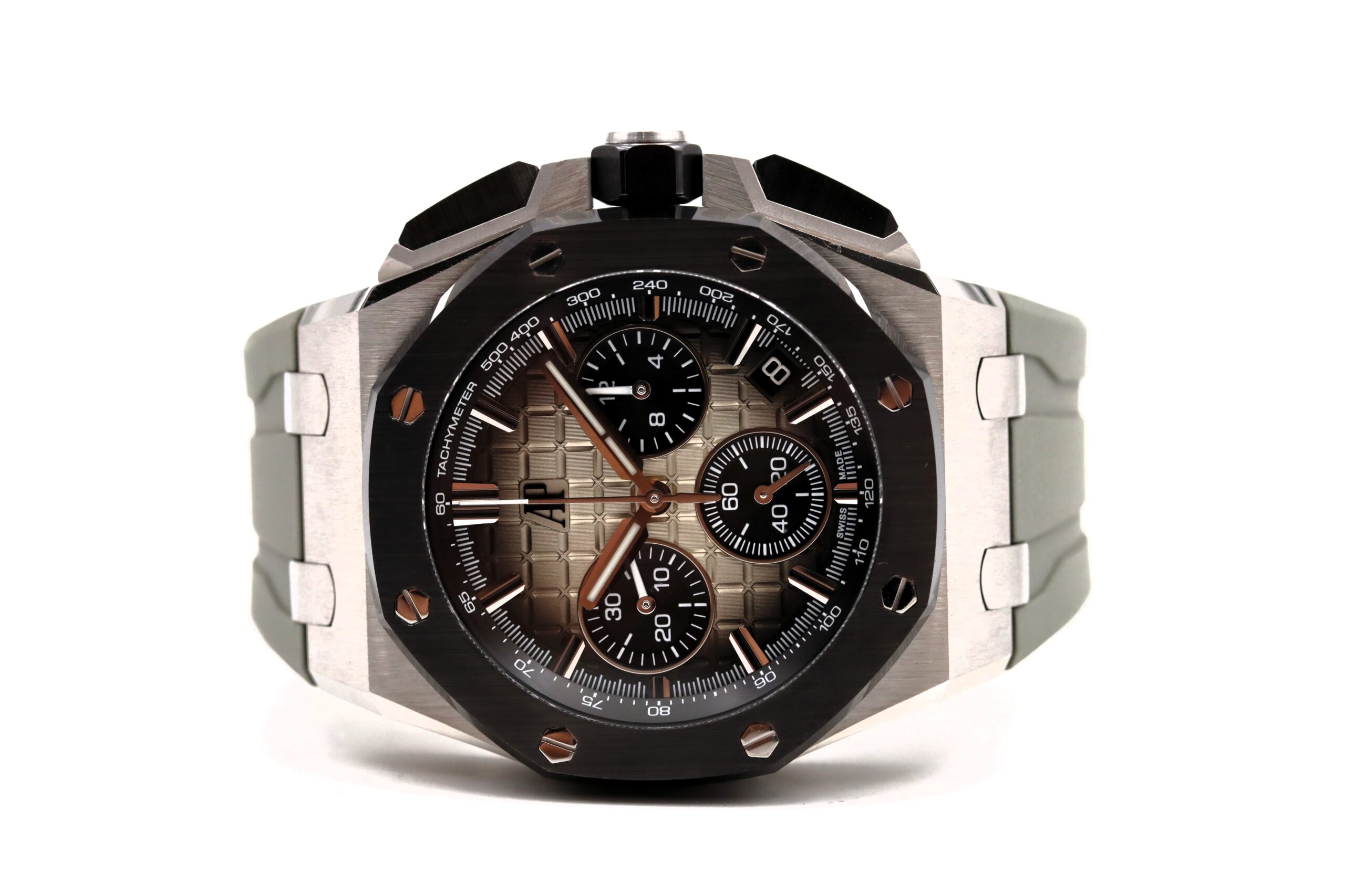 Audemars Piguet Royal Oak Offshore 26240SO Flyback Smoked Light Brown Dial Full Set 2022