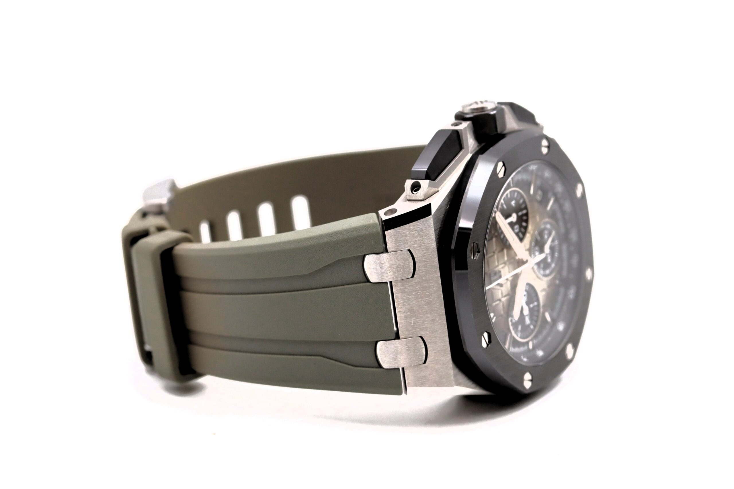 Audemars Piguet Royal Oak Offshore 26240SO Flyback Smoked Light Brown Dial Full Set 2022 - immagine 6