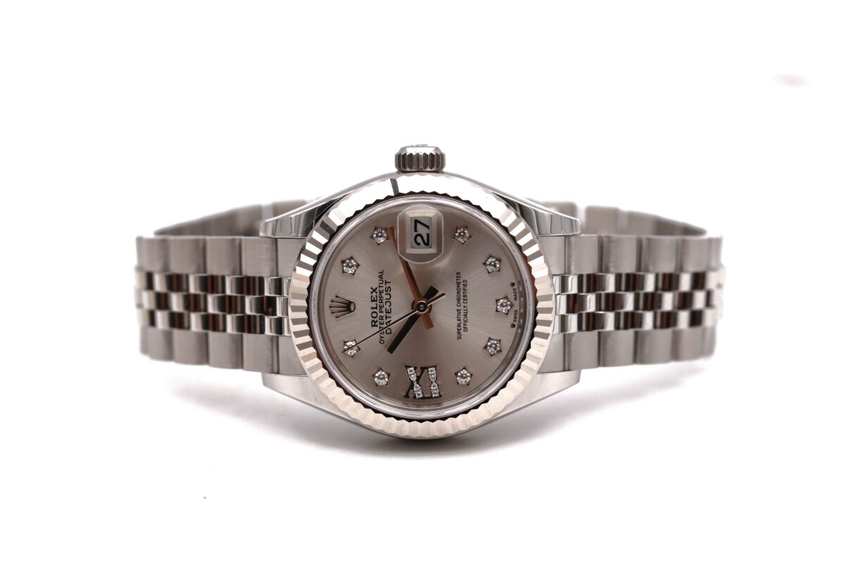 Rolex Datejust Ref 279174 Quadrante Argento Indici Diamanti Full Set 08/2026