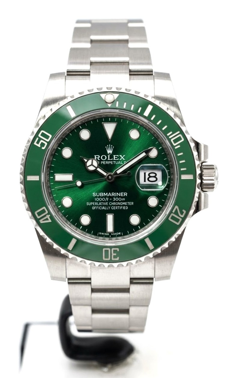 Rolex Submariner Date 116610LV Hulk Full Set 10/2016