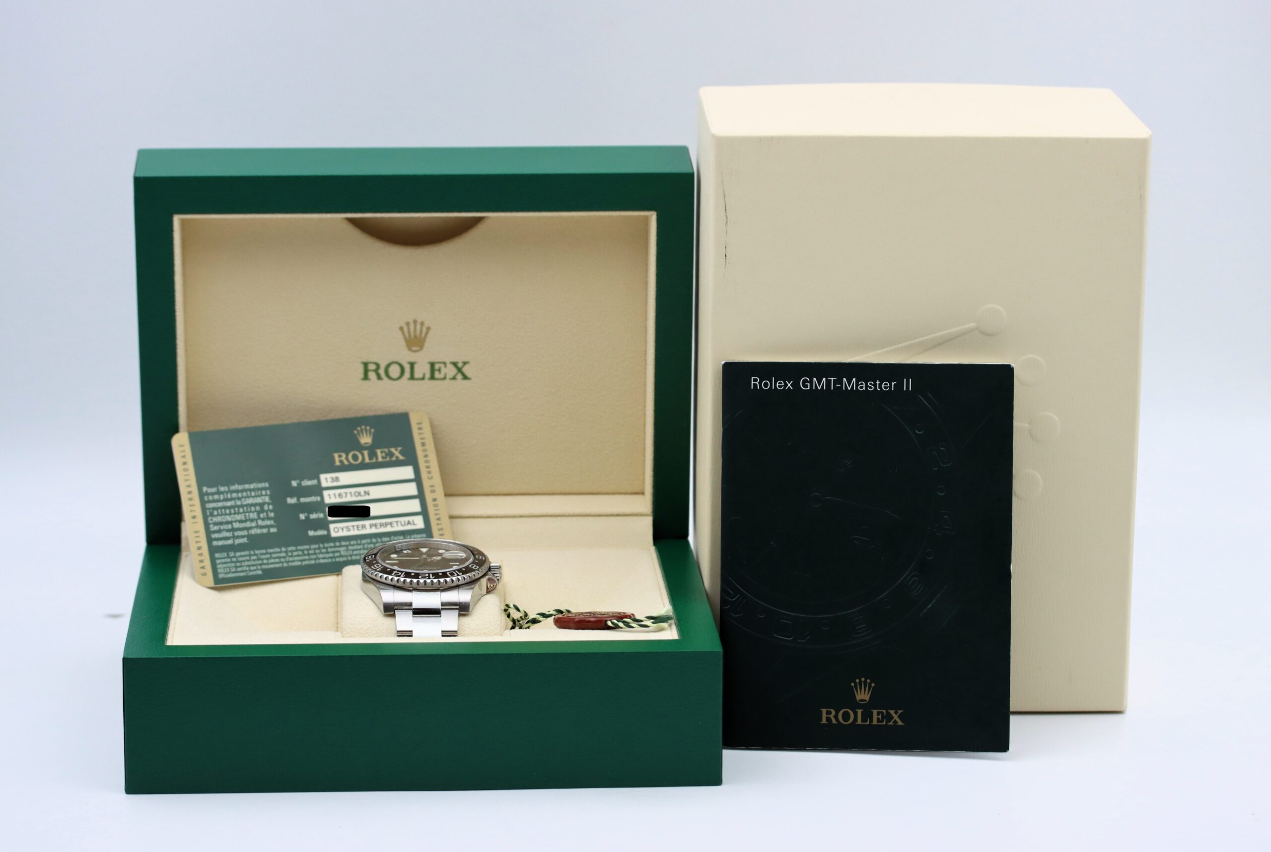 Rolex GMT Master II 116710LN Rectangular Dial Completo 2009 - immagine 6